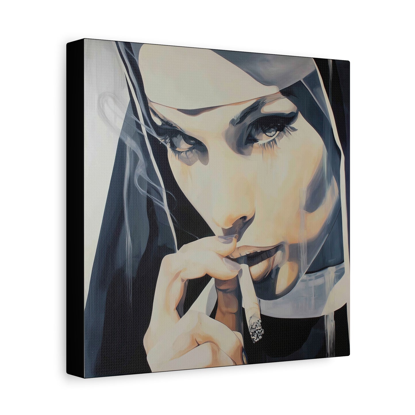 Gallery Wrapped Canvas, Habits and Heresy Art Canvas, Naughty Nuns Art Canvas – Sister Mercy