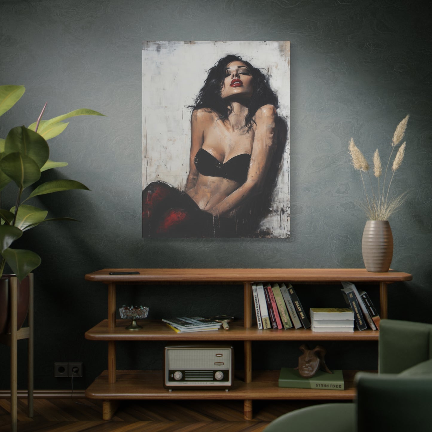 Gallery Wrapped Canvas, Sinners and Saints Art Canvas, Erotic Art Canvas – Alexa
