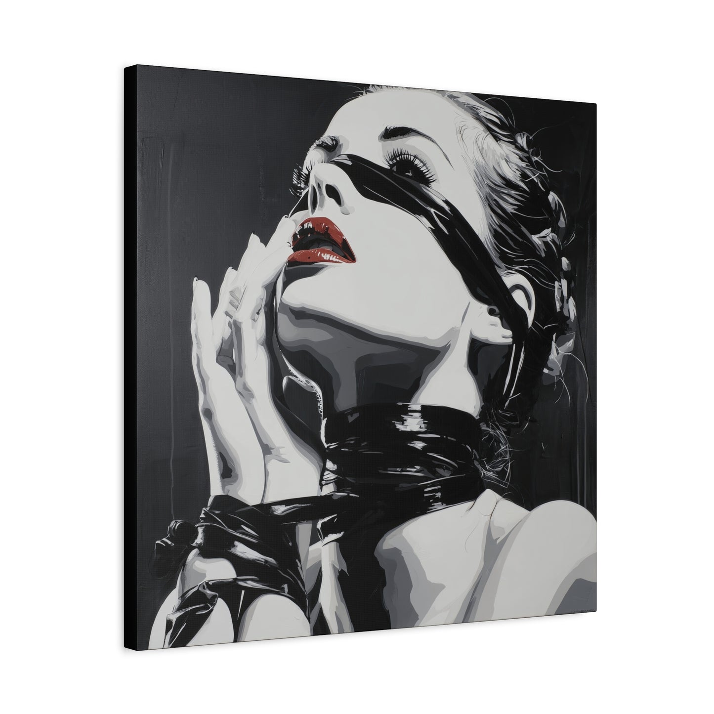 Gallery Wrapped Canvas, Ropes and Reverence Art Canvas, Erotic Shibari Art Canvas – Sable
