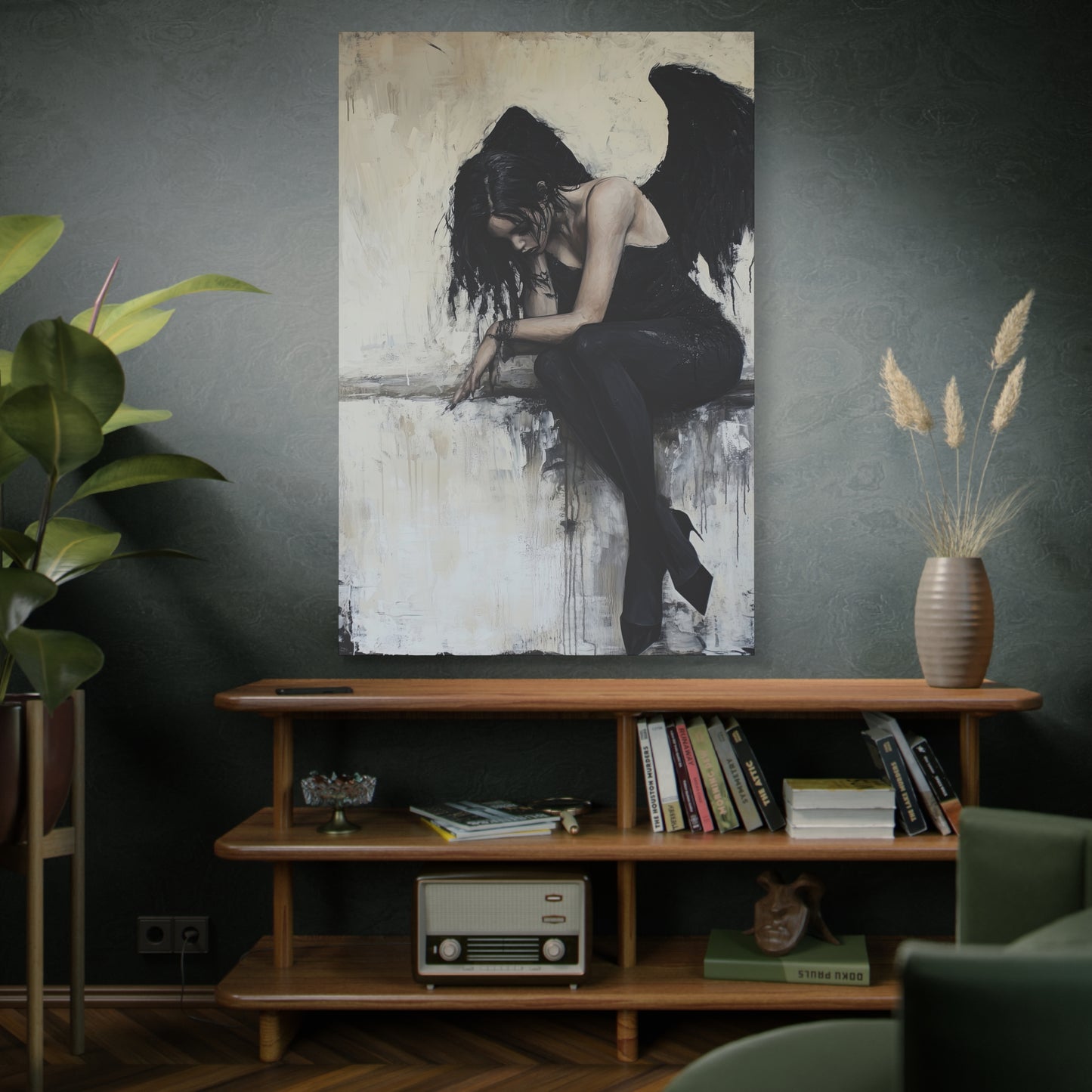 Gallery Wrapped Canvas, Sinners and Saints Art Canvas, Erotic Pinup Art Canvas – Helena