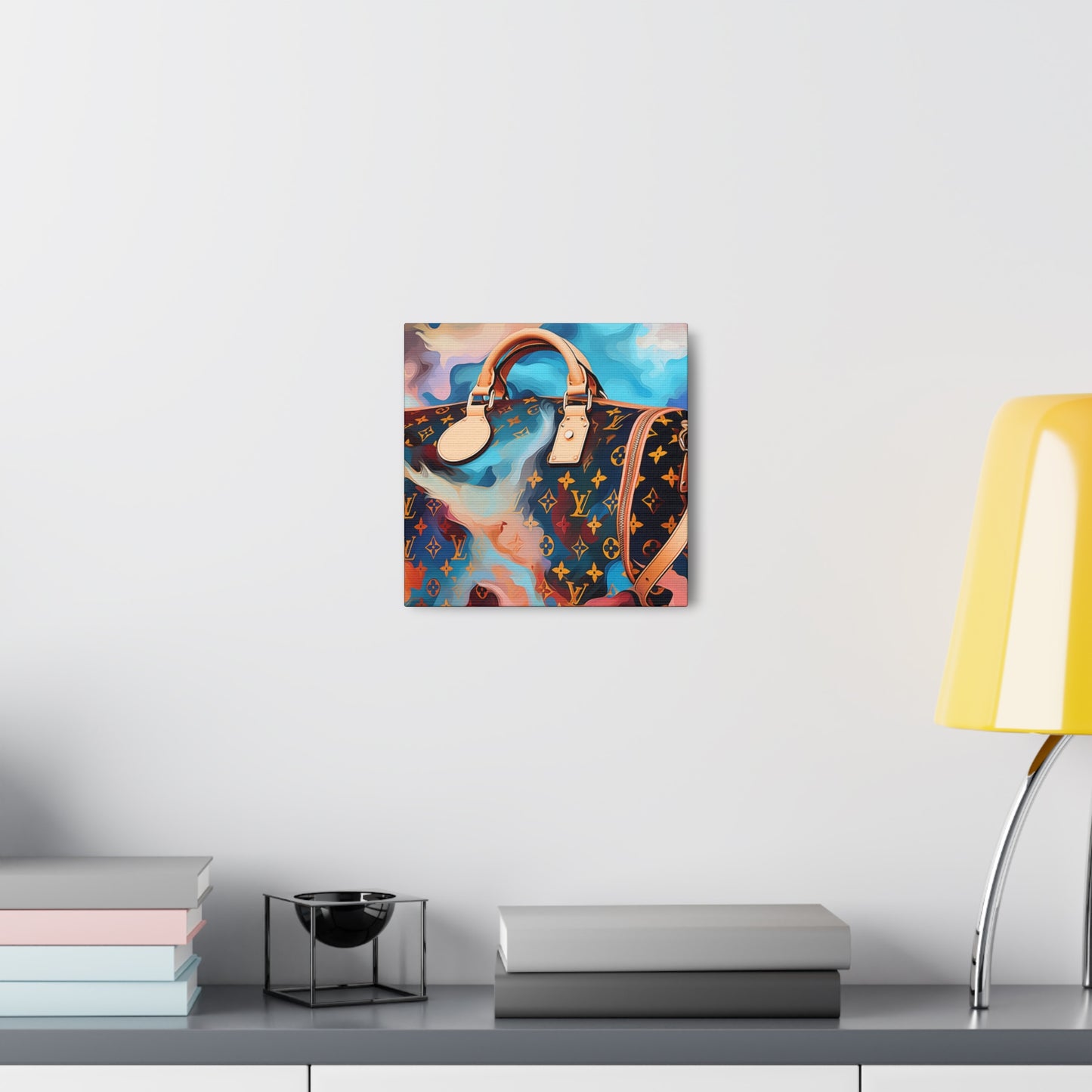 Canvas Gallery Wrap - LV Designer Inspired Wall Art - Abstract