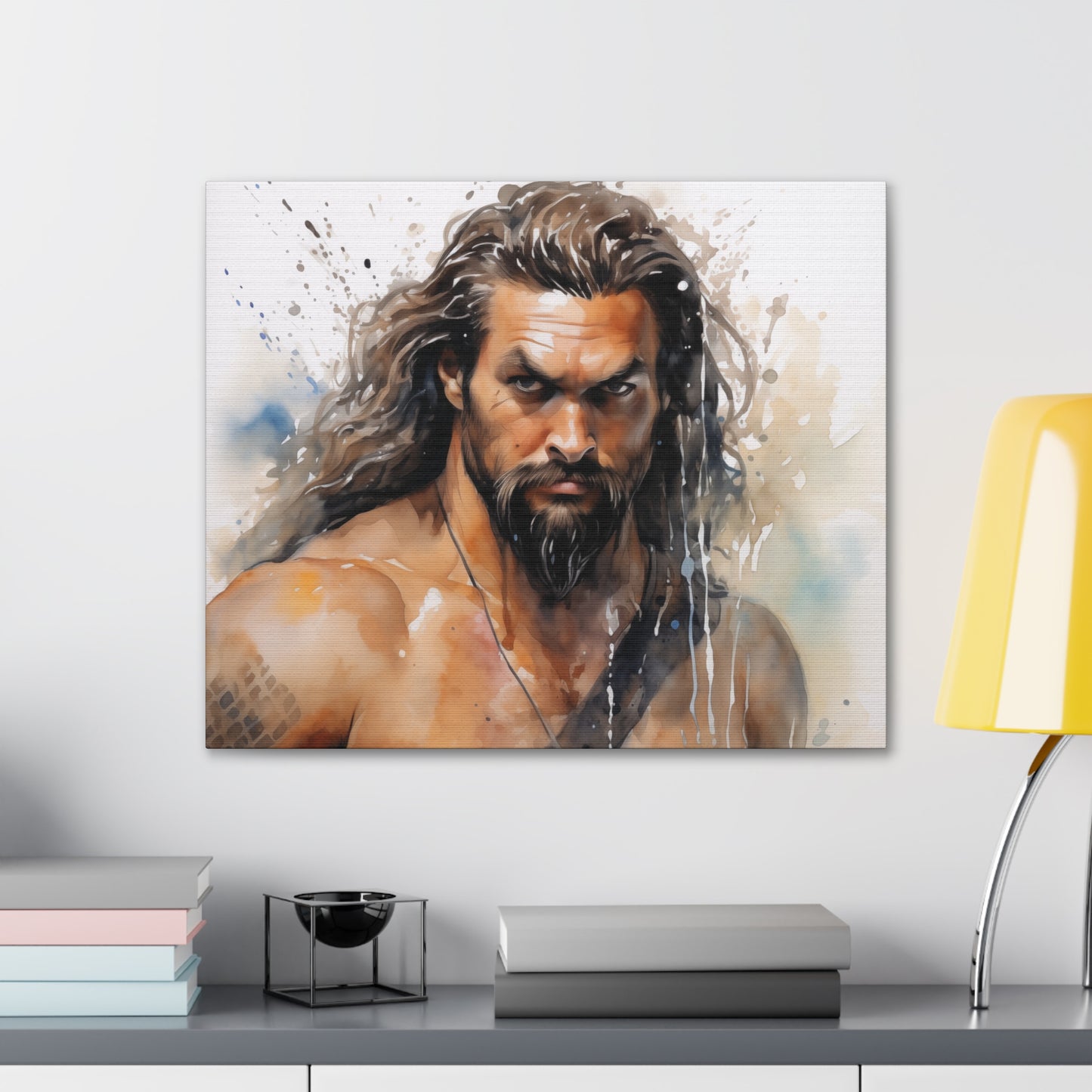 Gallery Wrapped Canvas, Celebrity Inspired, Pop Art Canvas – Jason