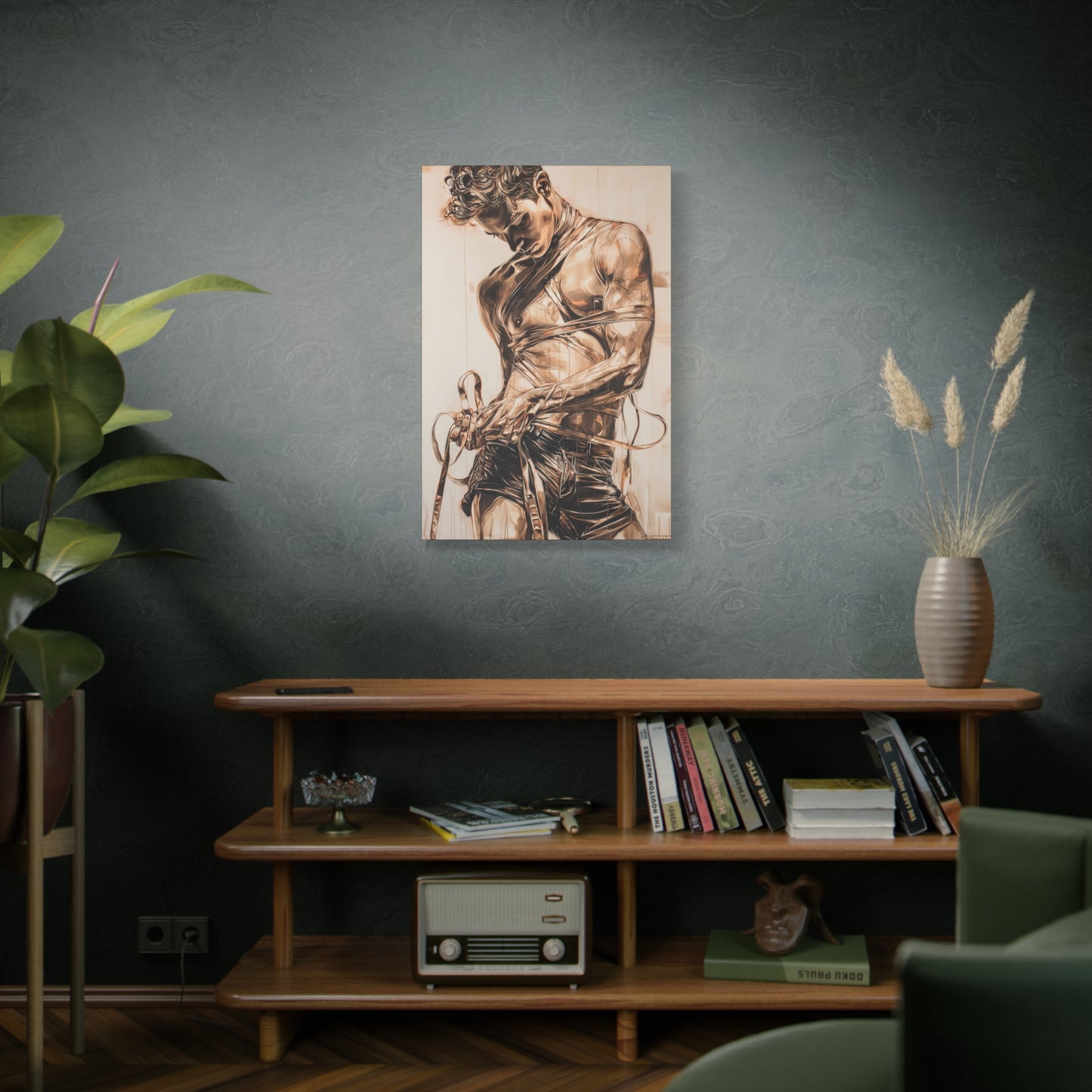 Gallery Wrapped Canvas, Ropes and Reverence Art Canvas, Erotic Shibari Art Canvas – Orion