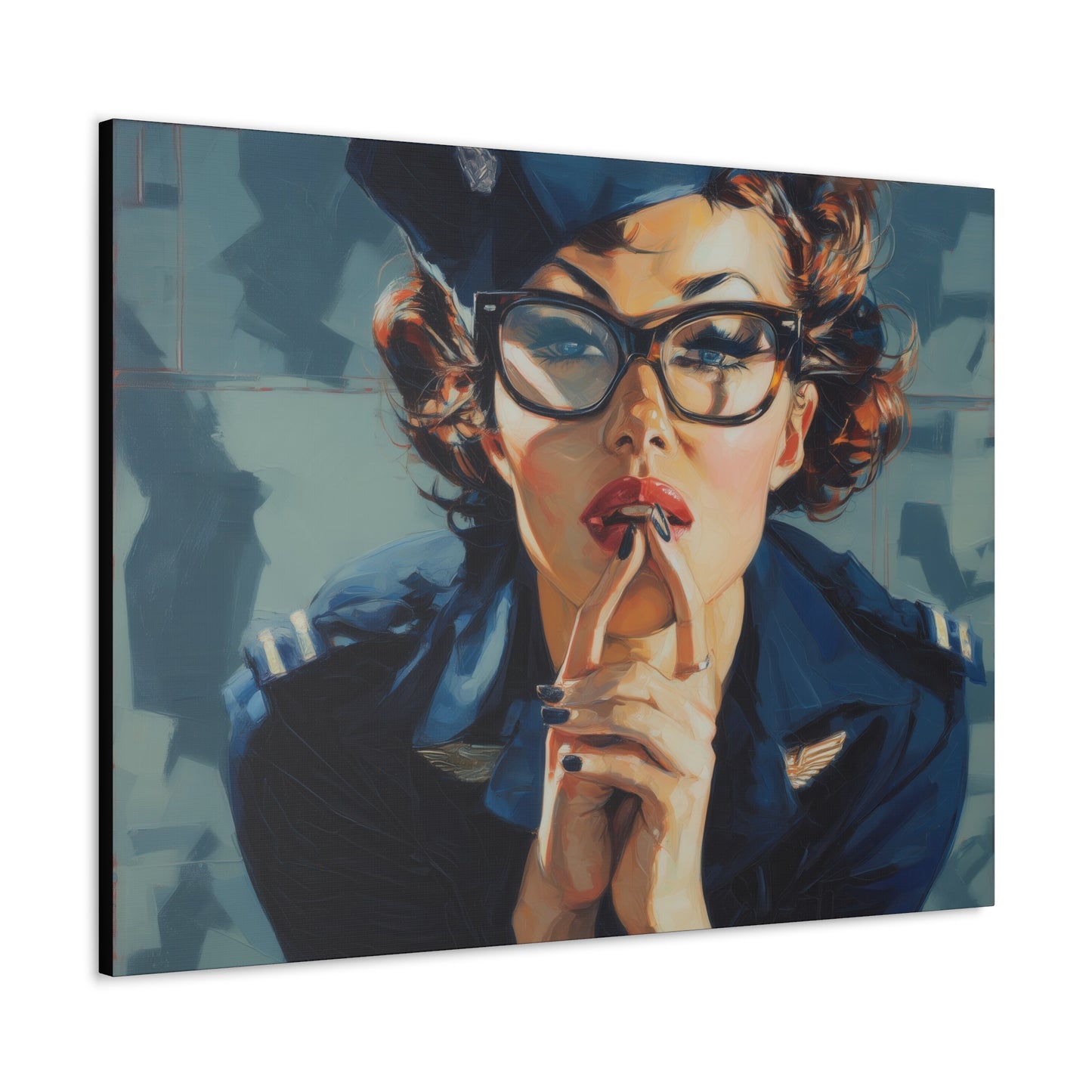 Gallery Wrapped Canvas, Liberty and Lace Art Canvas, Erotic Art Canvas – Peggy Sue