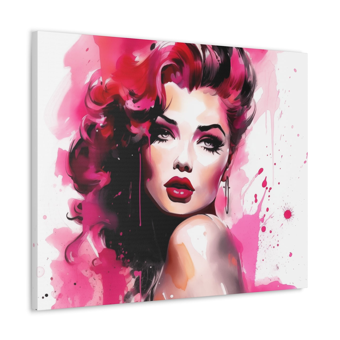 Canvas Wall Art, Gallery Wrapped Pop Art, Diva Wall Art – Thalia