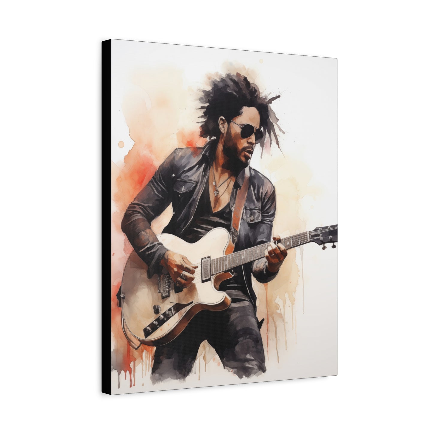 Gallery Wrapped Canvas, Celebrity Inspired, Pop Art Canvas – Lenny