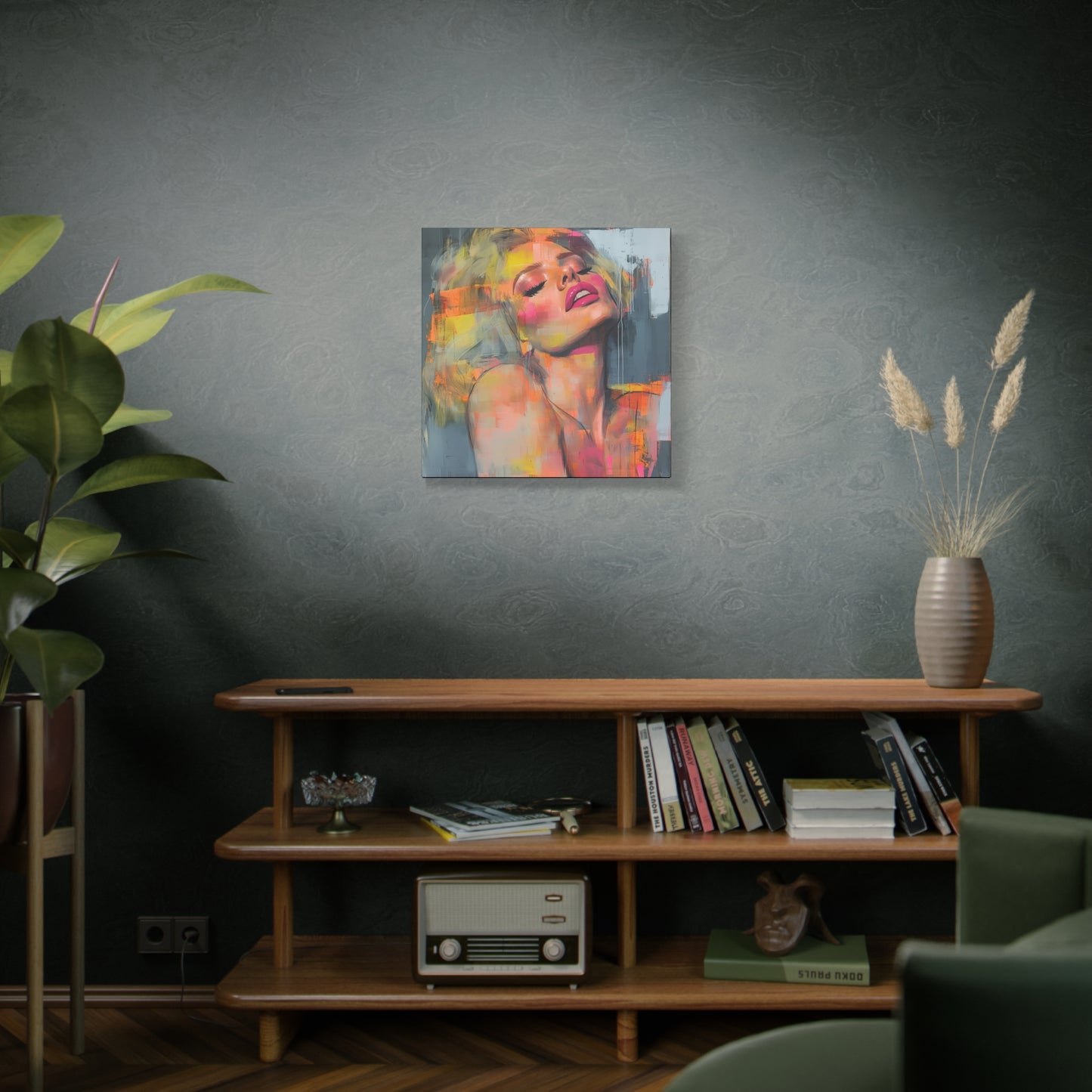 Gallery Wrapped Canvas, Guilt and Grit Adult Art Canvas, Erotic Pinup Art Canvas – Veda