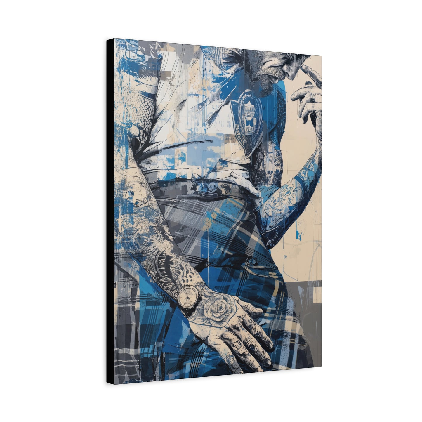 Gallery Wrapped Canvas, Kilts and Carnage Art Canvas, Erotic Pinup Art Canvas – Connor