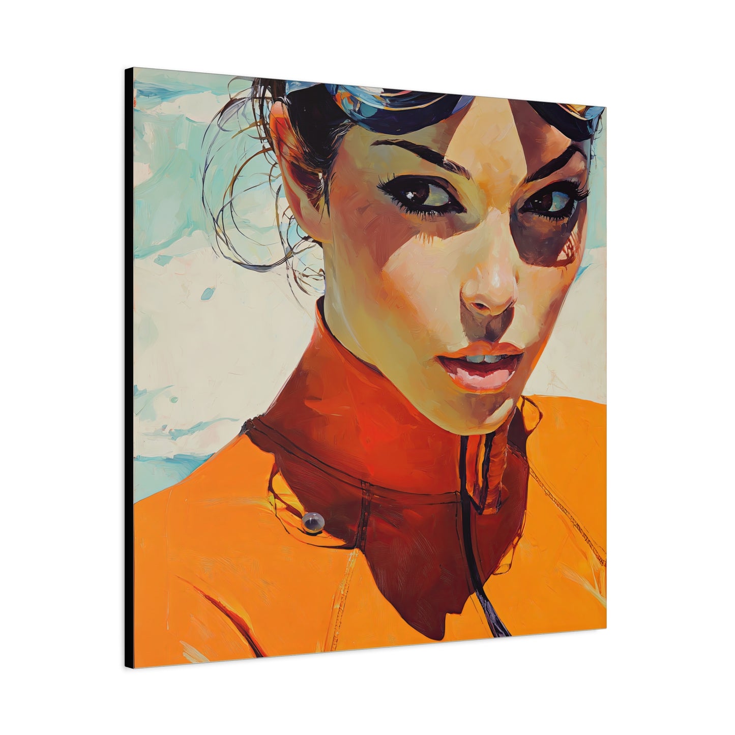 Gallery Wrapped Canvas, Salt and Sea Art Canvas, Marine Art, Diving and Snorkeling Art Canvas – Maria