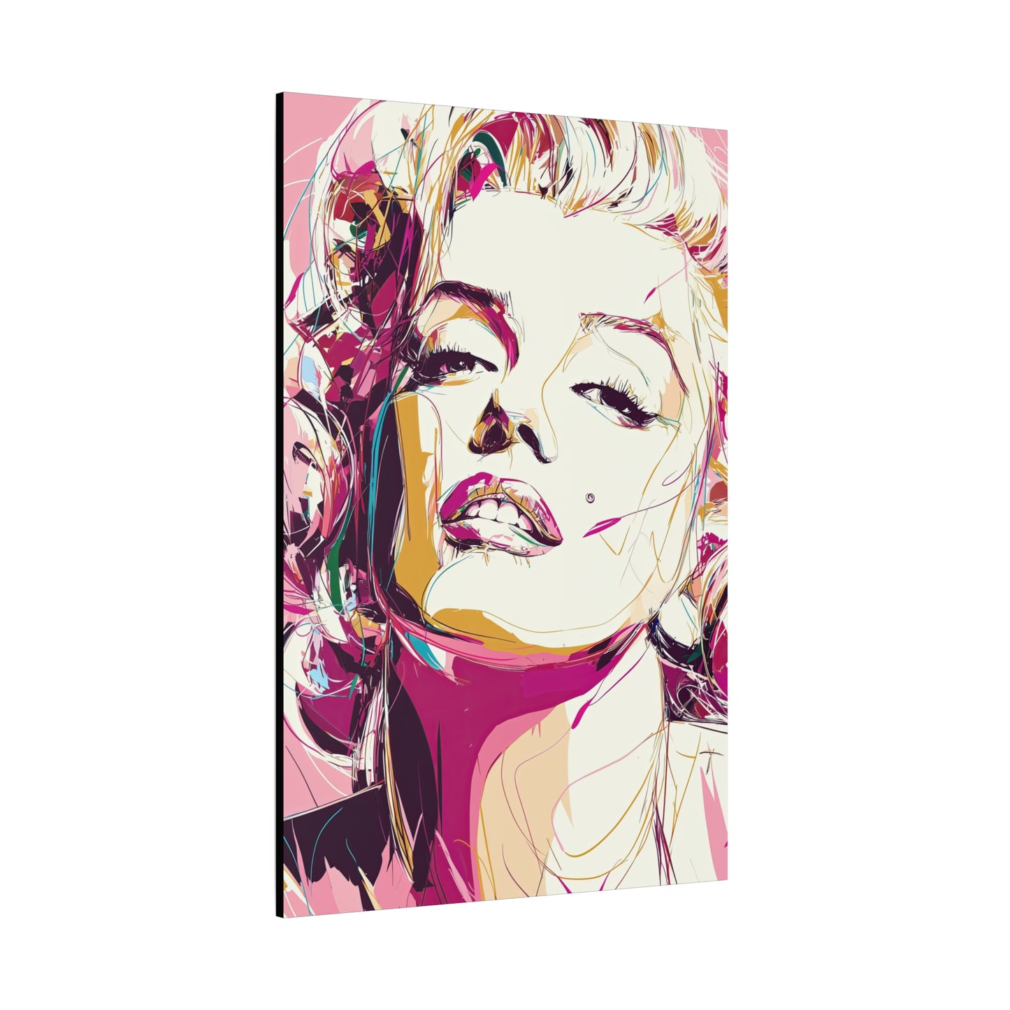 Gallery Wrapped Canvas, The Diva Project Art Canvas, Pinup Art Canvas – Marilyn Monroe - SIX