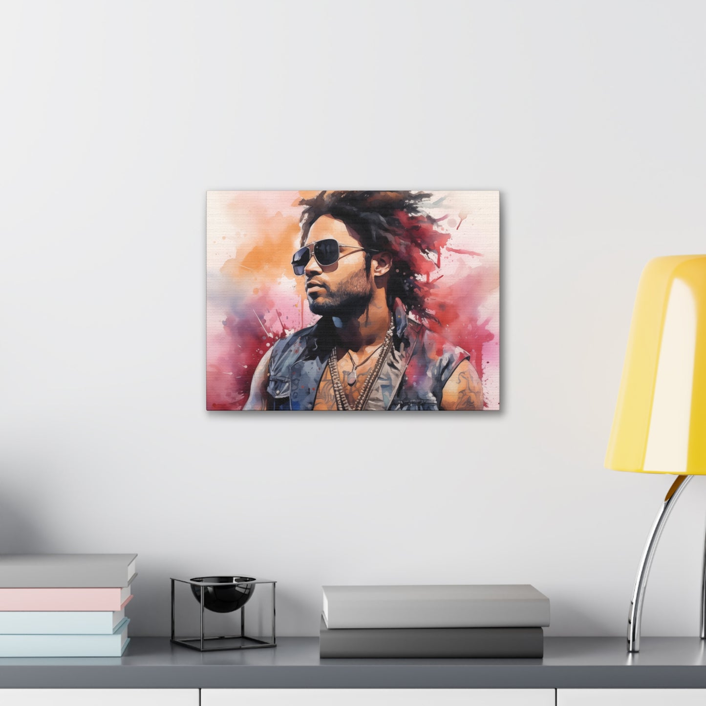 Gallery Wrapped Canvas, Celebrity Inspired, Pop Art Canvas – Lenny