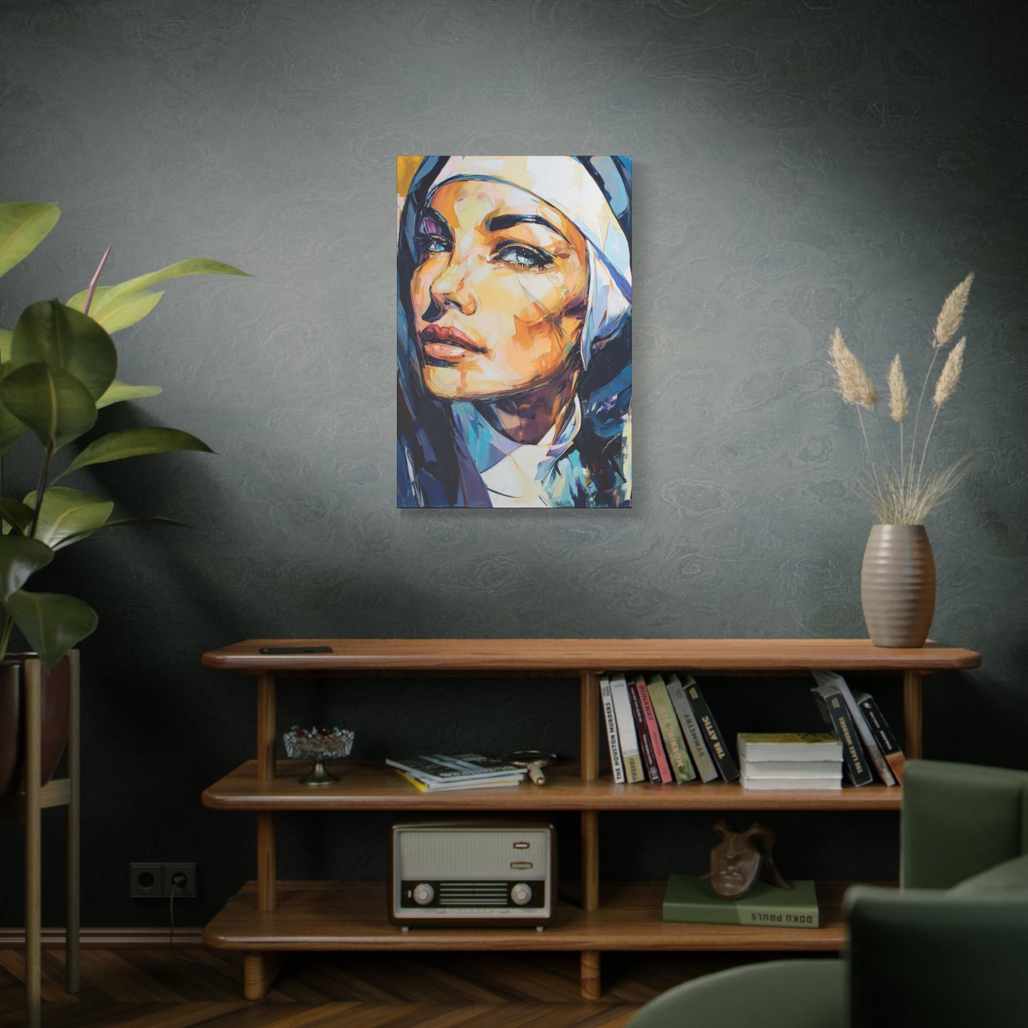 Gallery Wrapped Canvas, Habits and Heresy Art Canvas, Naughty Nuns Art Canvas – Sister Agatha