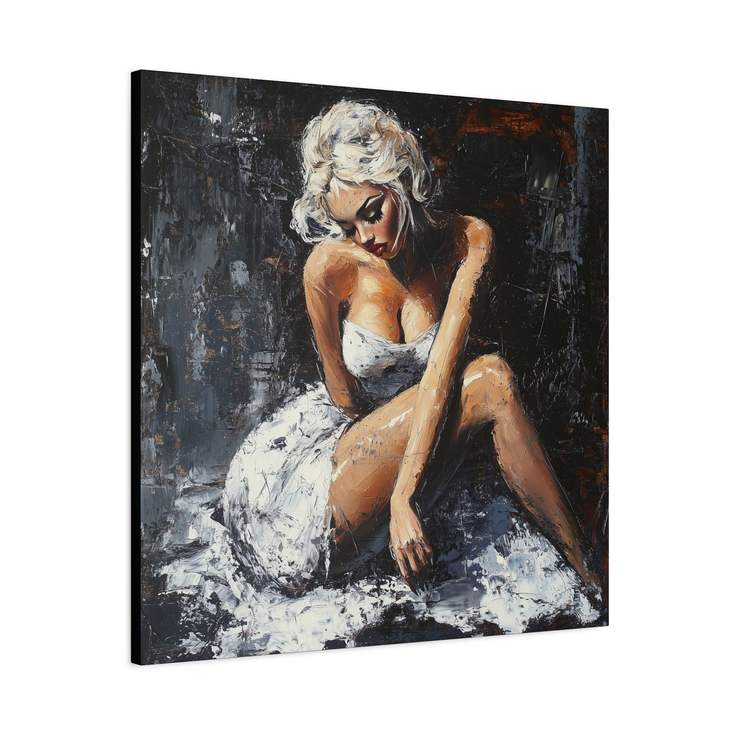 Gallery Wrapped Canvas, Guilt and Grit Adult Art Canvas, Erotic Pinup Art Canvas – Matisse