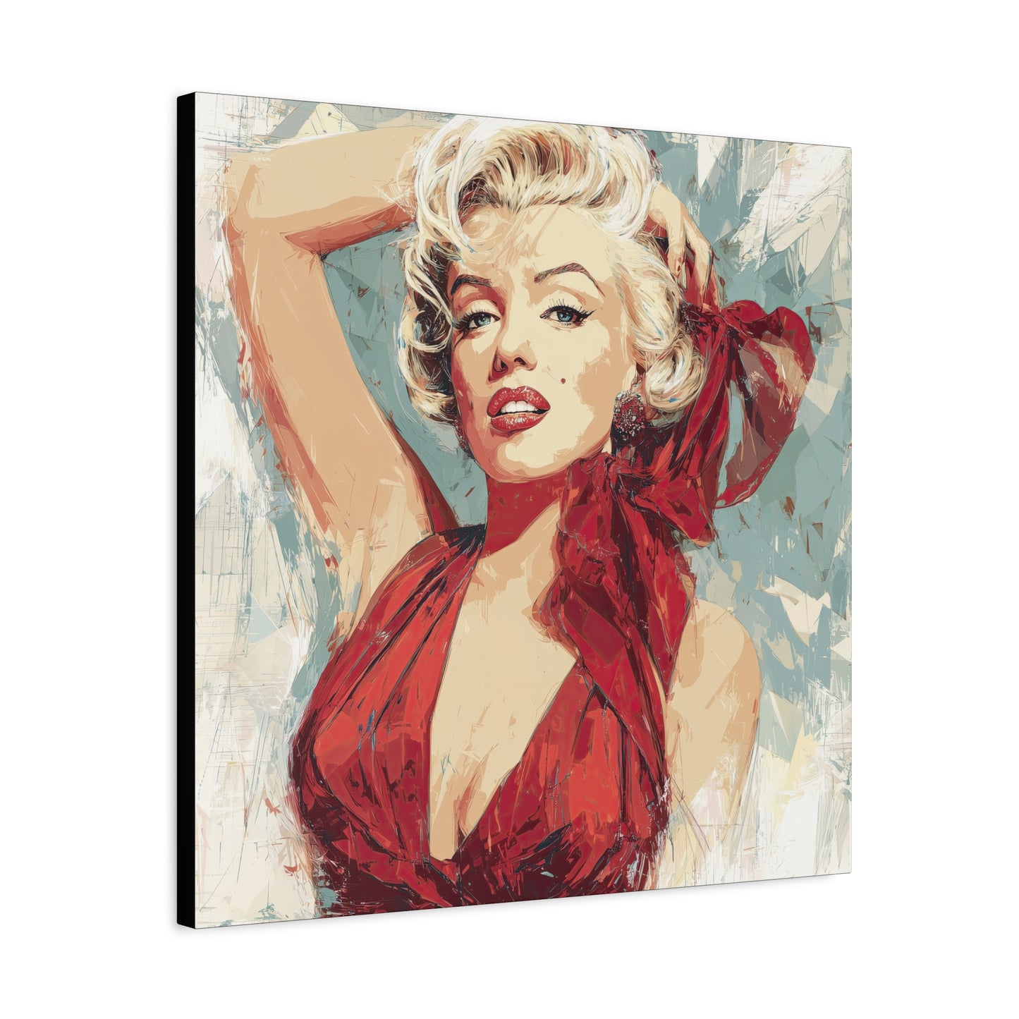 Gallery Wrapped Canvas, The Diva Project Art Canvas, Pinup Art Canvas – Marilyn Monroe - ONE