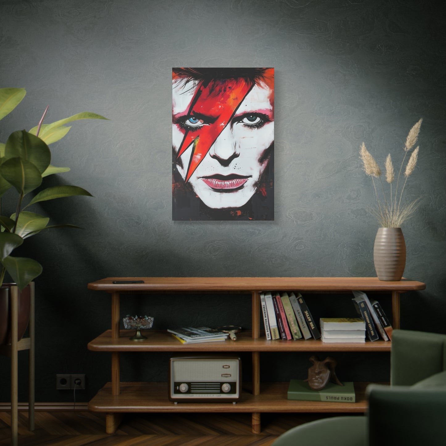 Gallery Wrapped Canvas, Celebrity Inspired, Pop Art Canvas – Bowie