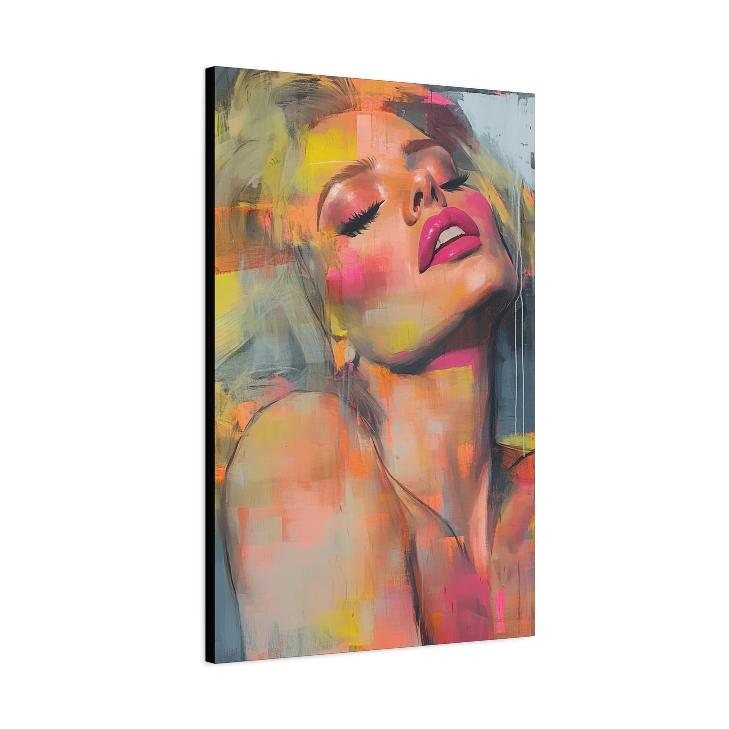 Gallery Wrapped Canvas, Guilt and Grit Adult Art Canvas, Erotic Pinup Art Canvas – Veda