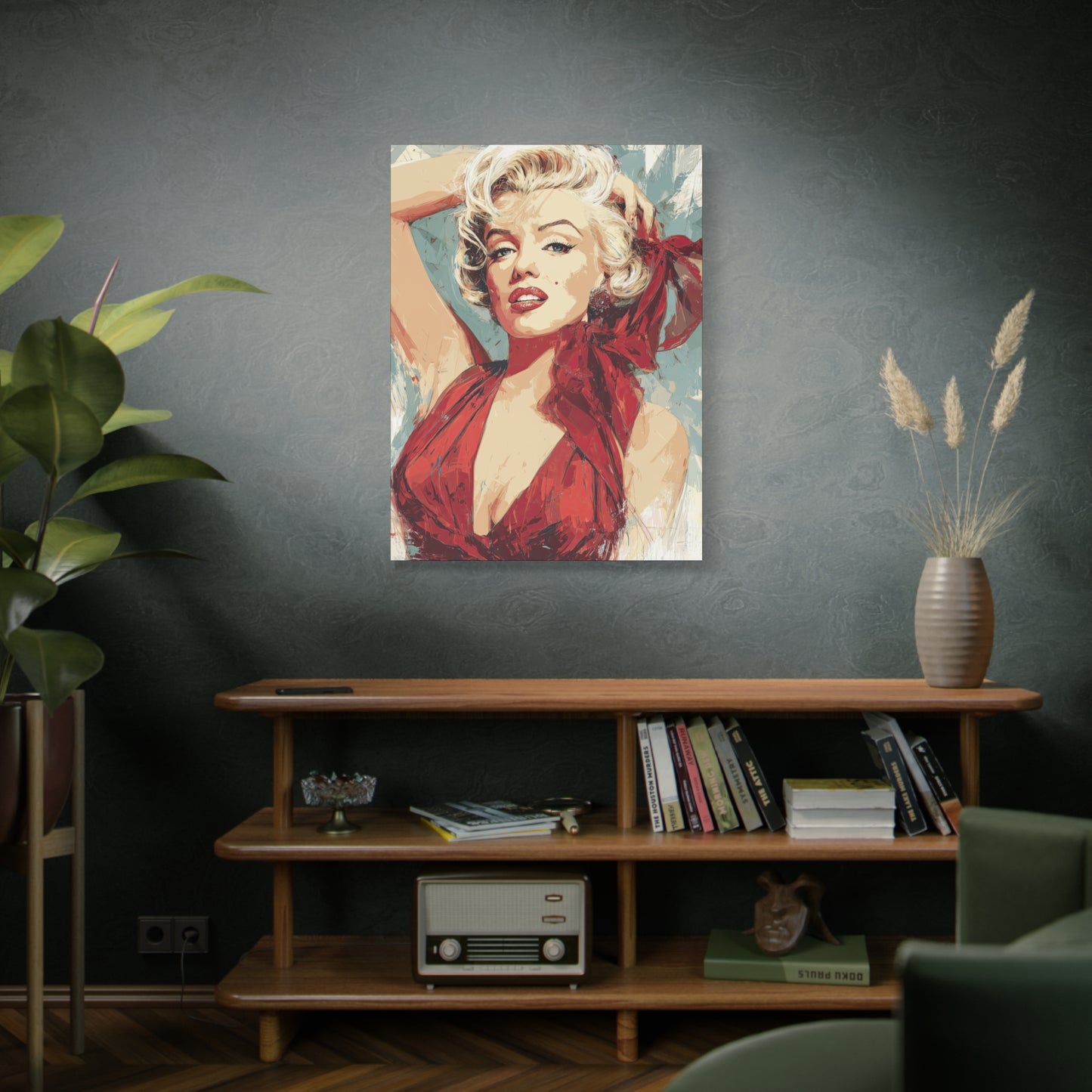Gallery Wrapped Canvas, The Diva Project Art Canvas, Pinup Art Canvas – Marilyn Monroe - ONE