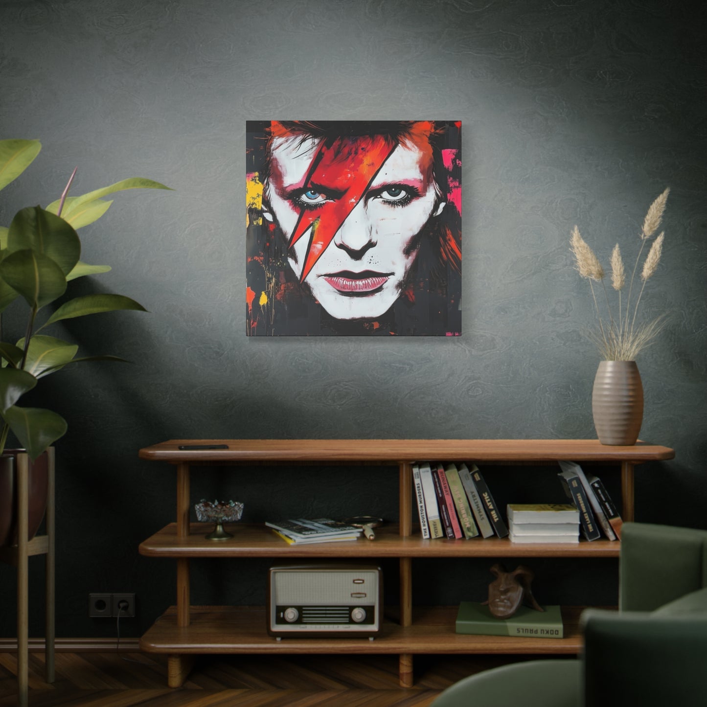 Gallery Wrapped Canvas, Celebrity Inspired, Pop Art Canvas – Bowie