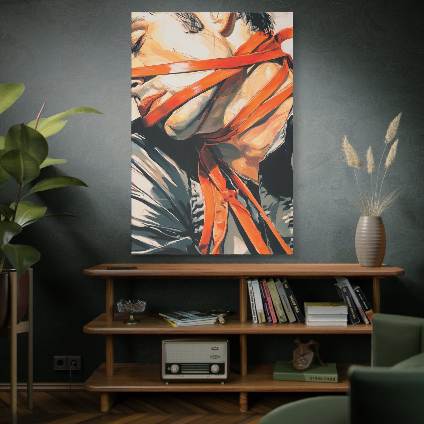 Gallery Wrapped Canvas, Ropes and Reverence Art Canvas, Erotic Shibari Art Canvas – Ryu