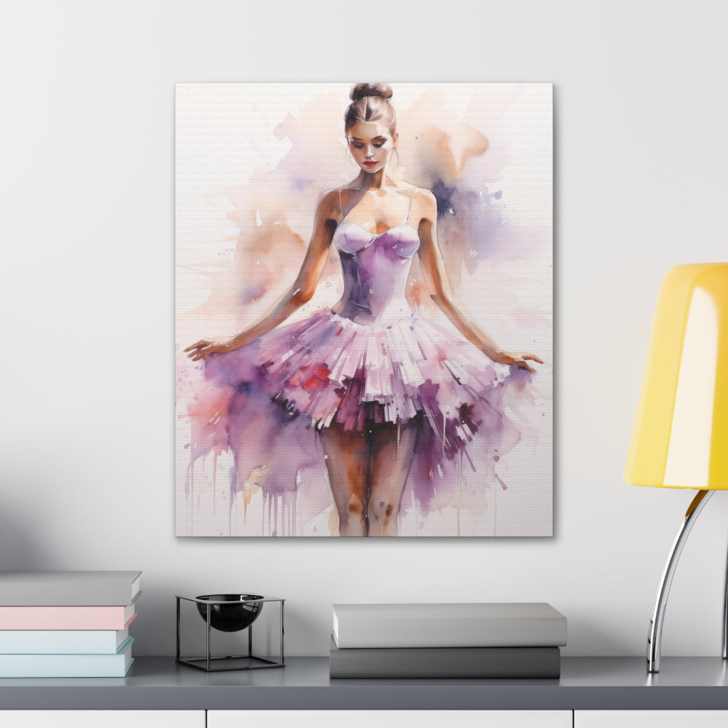 Gallery Wrapped Canvas, Ballerina Beauty, Ballet Art Canvas – Joanna