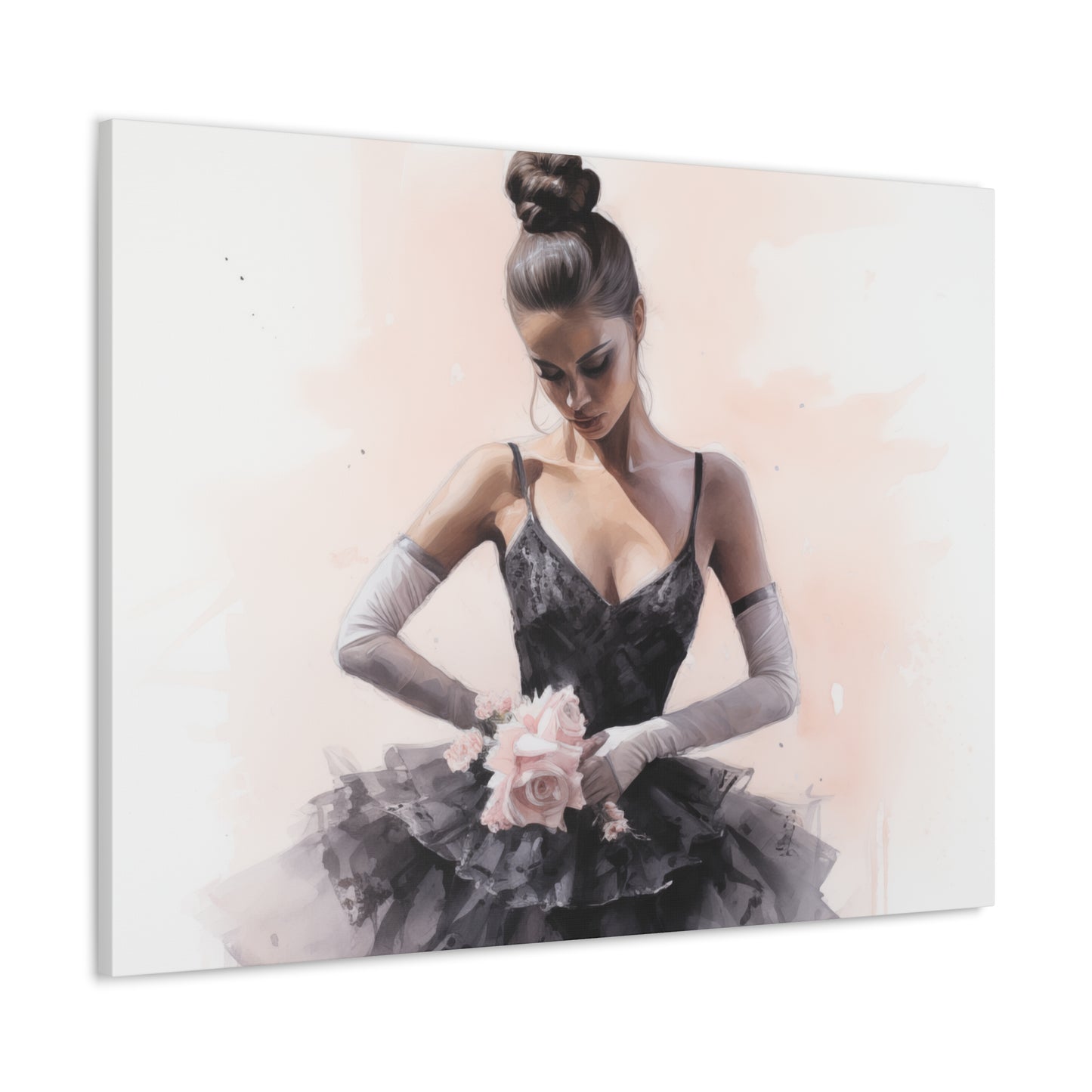 Gallery Wrapped Canvas, Ballerina Beauty, Ballet Art Canvas – Sonja