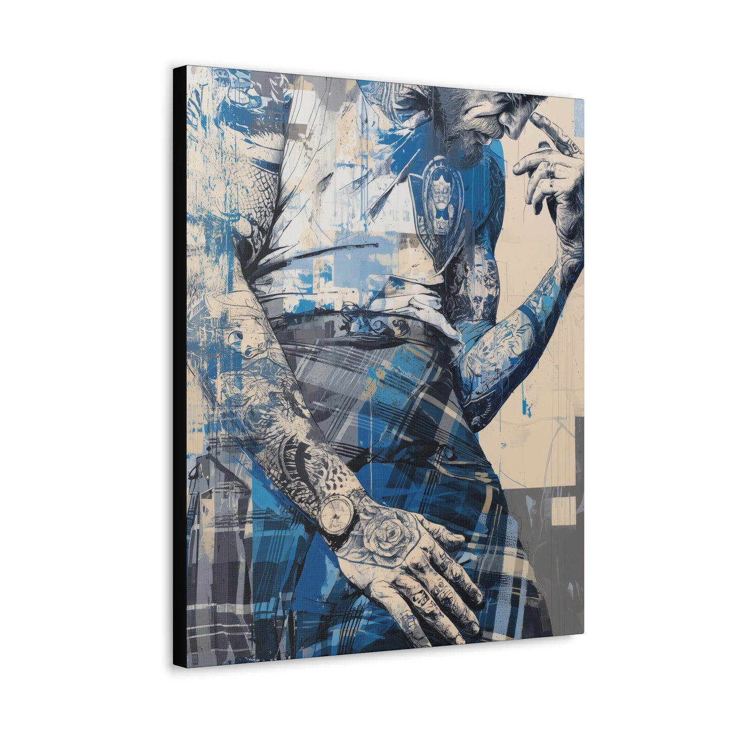 Gallery Wrapped Canvas, Kilts and Carnage Art Canvas, Erotic Pinup Art Canvas – Connor