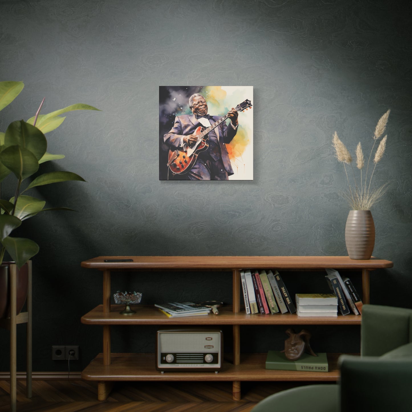 Gallery Wrapped Canvas, Celebrity Inspired, Pop Art Canvas – The King