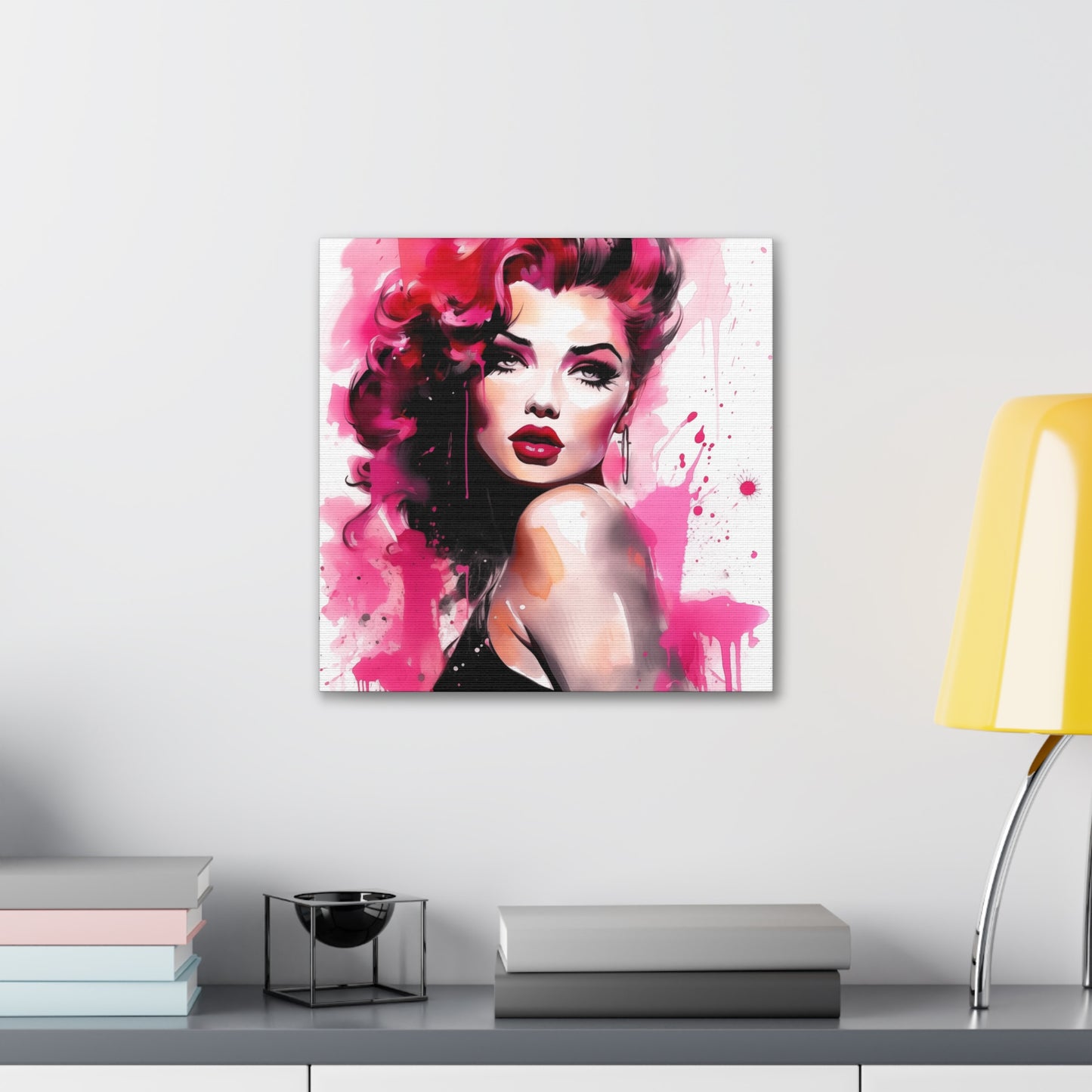 Canvas Wall Art, Gallery Wrapped Pop Art, Diva Wall Art – Thalia