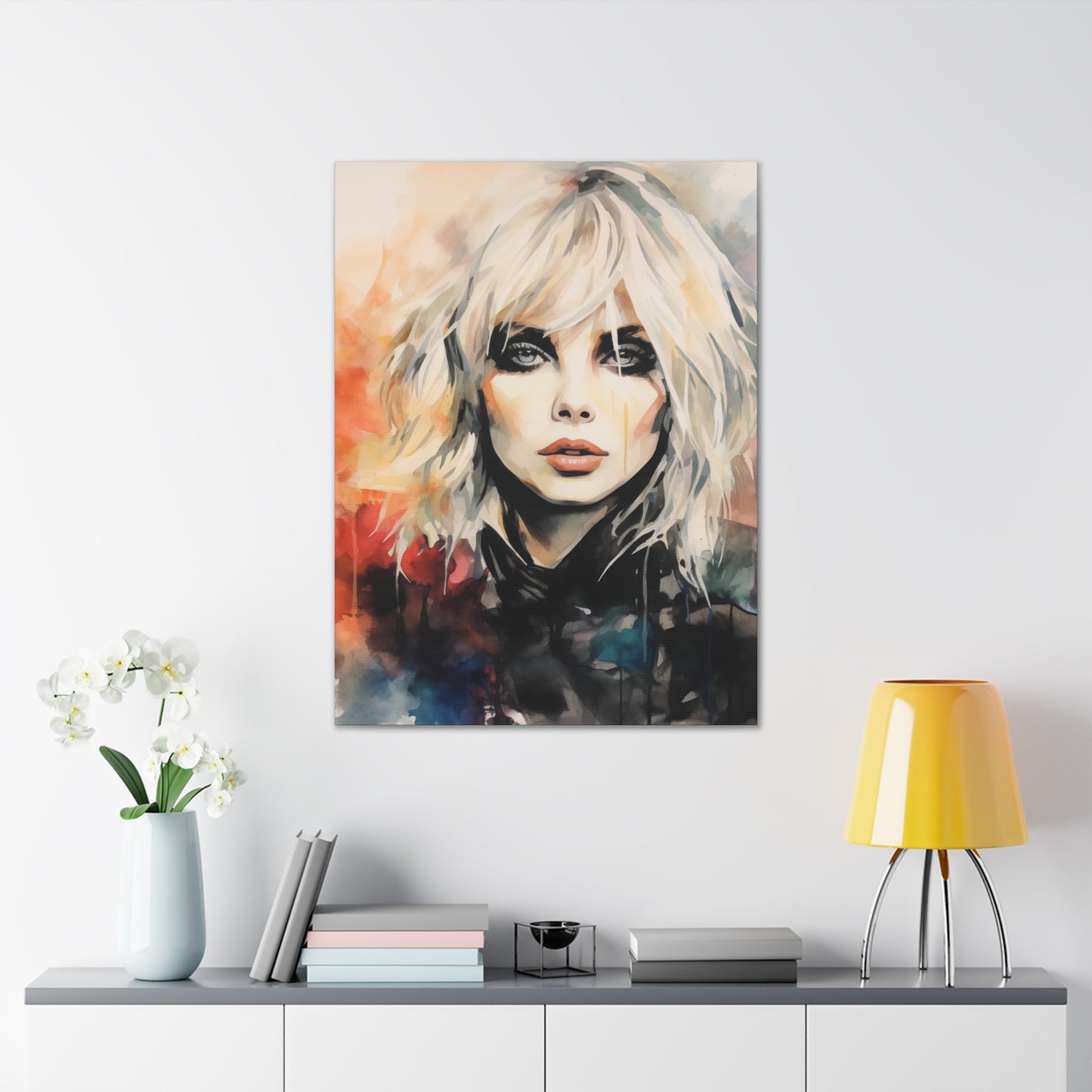 Gallery Wrapped Canvas, Celebrity Inspired, Pop Art Canvas – Debbie