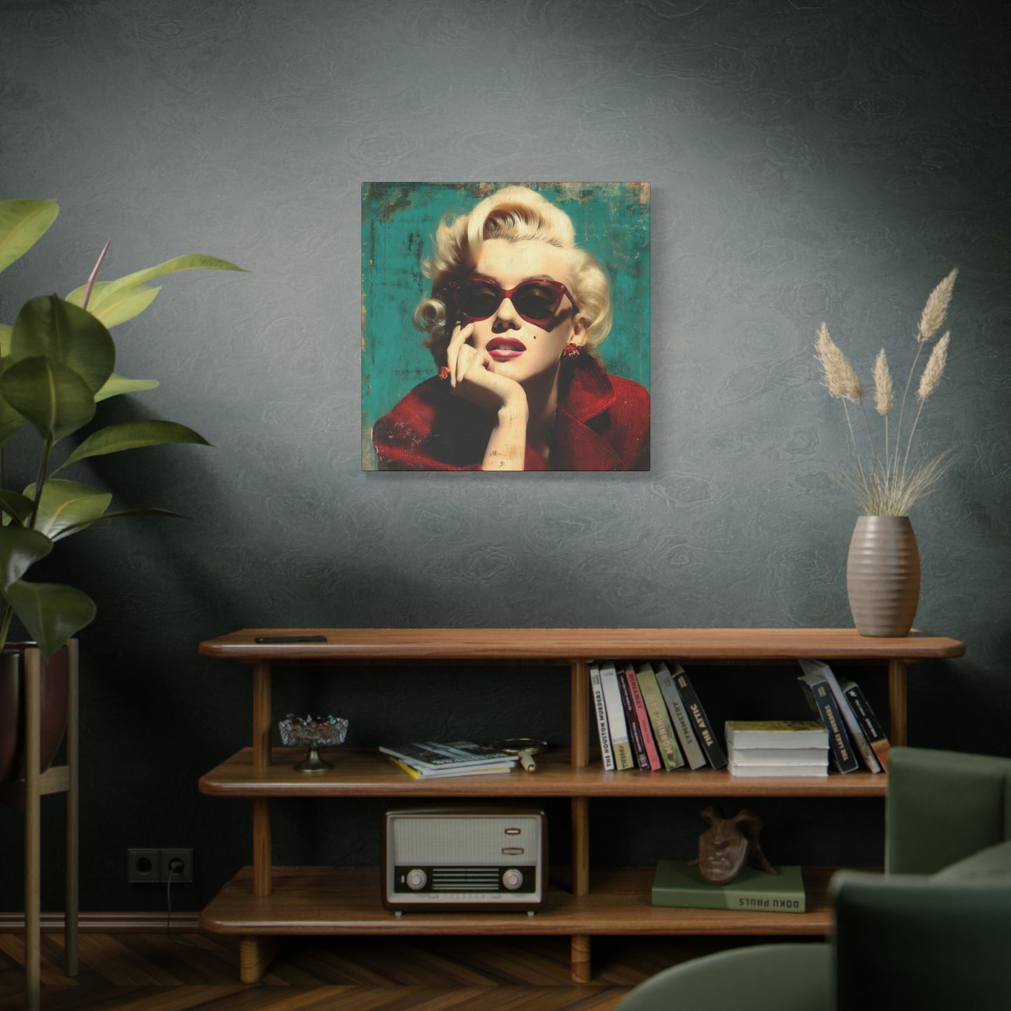 Gallery Wrapped Canvas, The Diva Project Art Canvas, Pinup Art Canvas – Marilyn Monroe - NINE