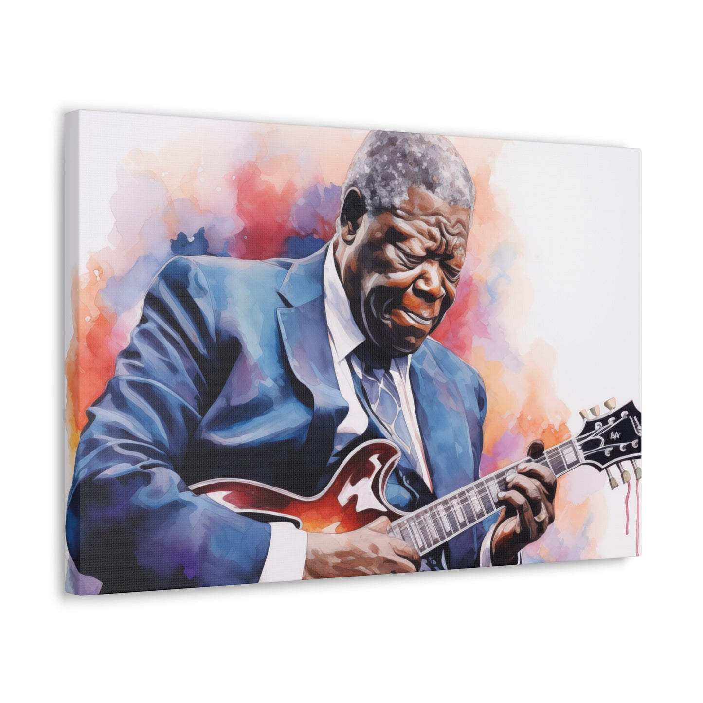 Gallery Wrapped Canvas, Celebrity Inspired, Pop Art Canvas – The King Also