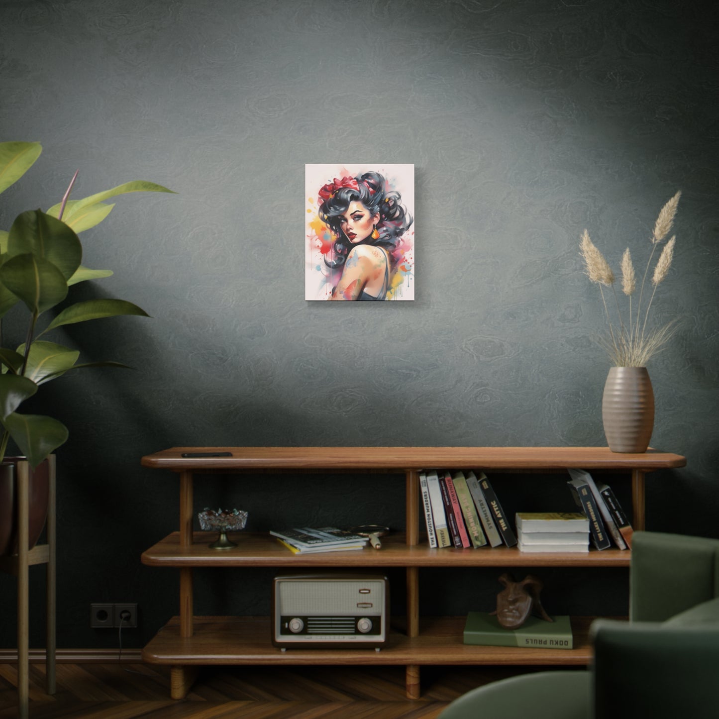 Canvas Wall Art, Gallery Wrapped Pop Art, Femme Doll Wall Art – Genevieve