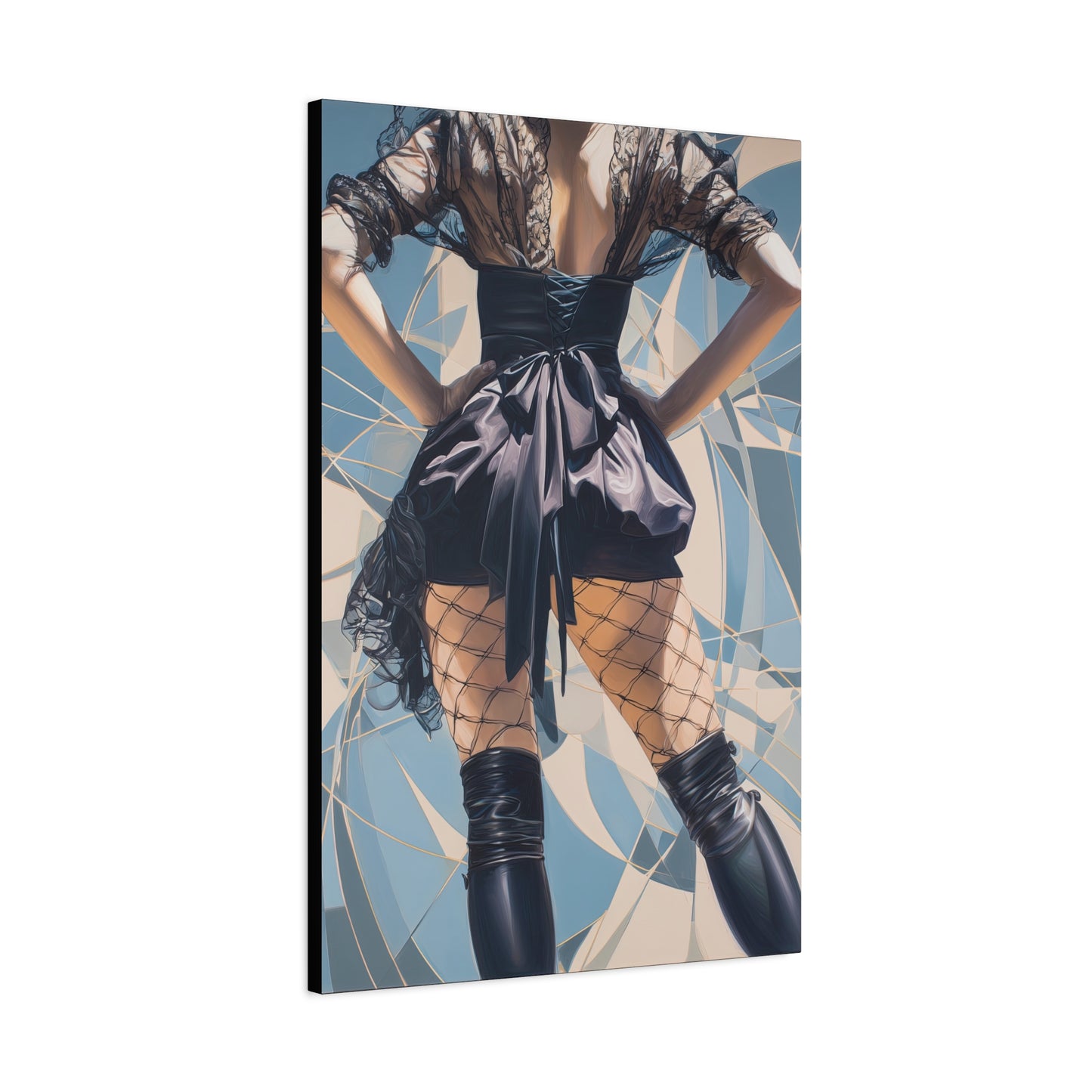 Gallery Wrapped Canvas, Tongue and Cheek Art Canvas, Naughty Girl Art Canvas – Dani