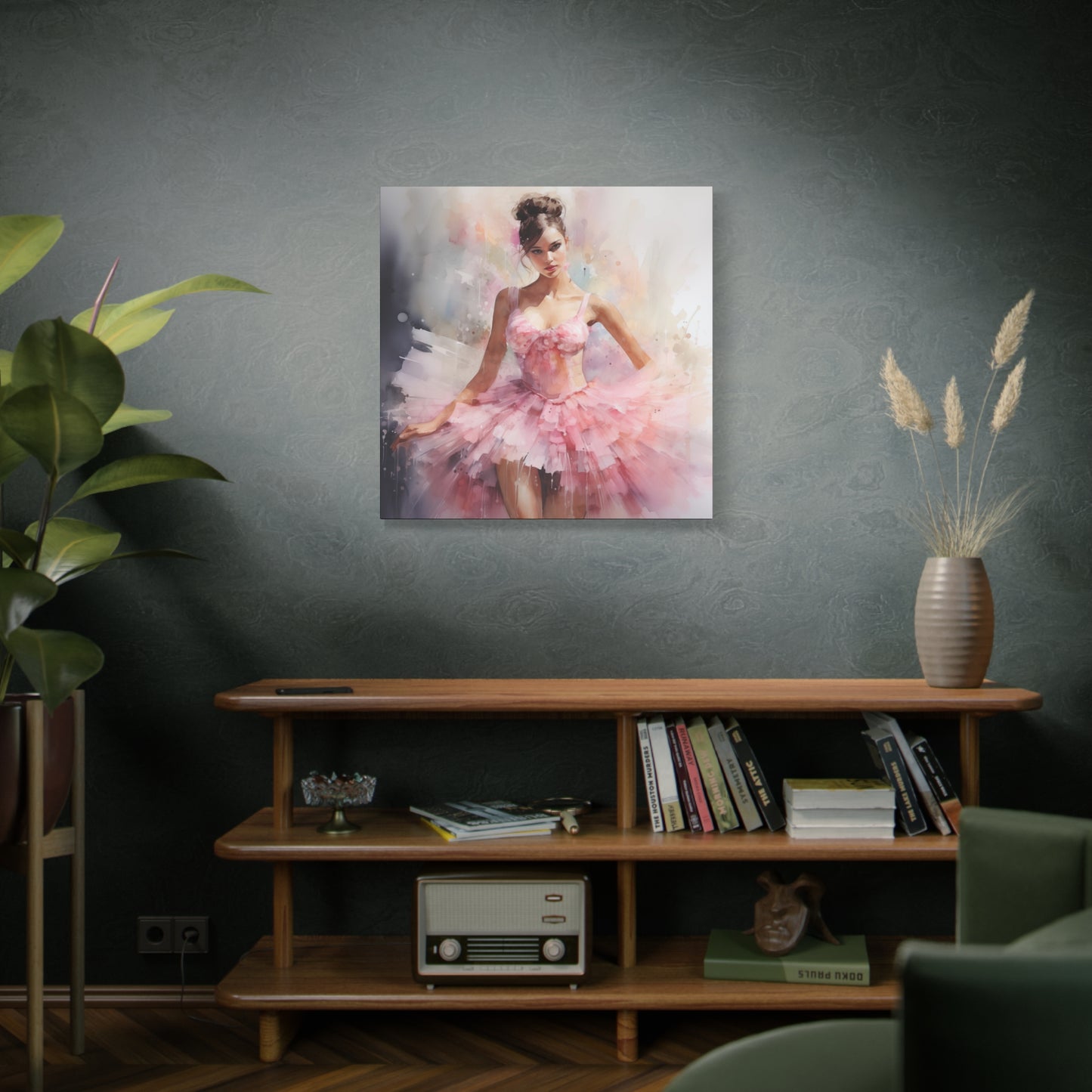 Gallery Wrapped Canvas, Ballerina Beauty, Ballet Art Canvas – Lily