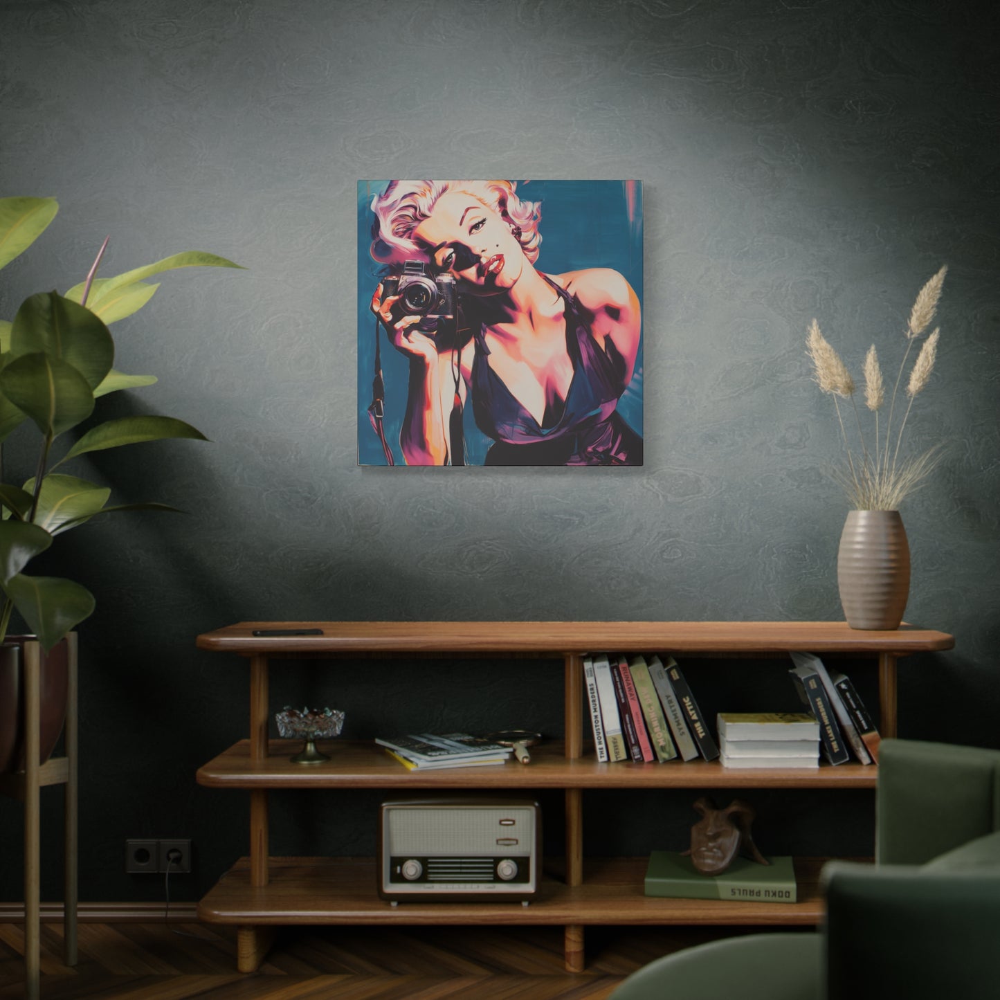 Gallery Wrapped Canvas, The Diva Project Art Canvas, Pinup Art Canvas – Marilyn Monroe - TEN