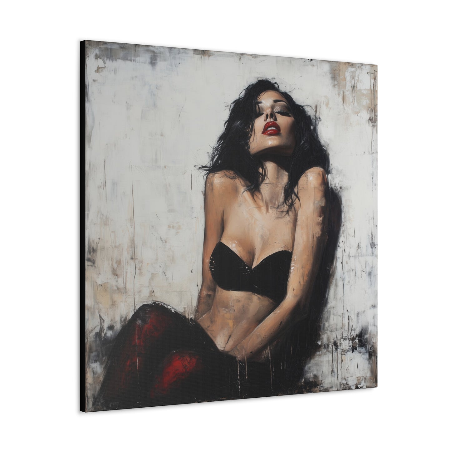 Gallery Wrapped Canvas, Sinners and Saints Art Canvas, Erotic Art Canvas – Alexa