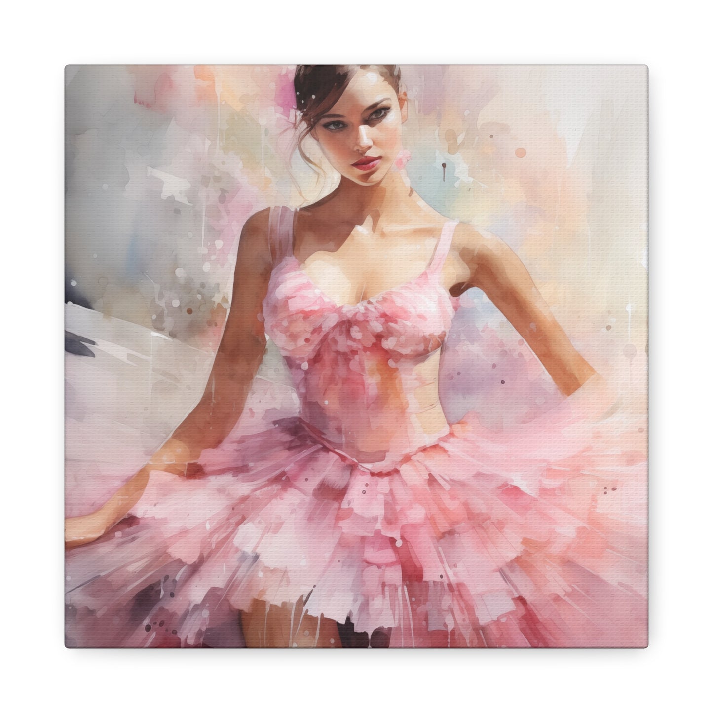 Gallery Wrapped Canvas, Ballerina Beauty, Ballet Art Canvas – Lily