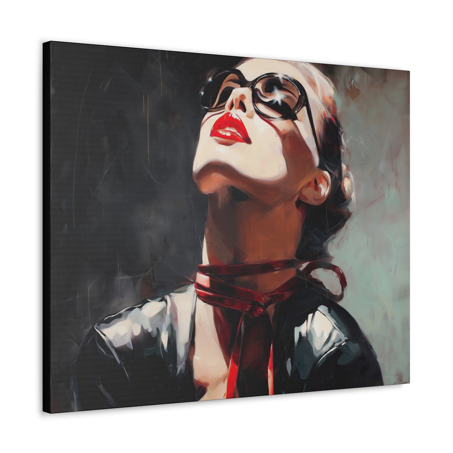 Gallery Wrapped Canvas, Ropes and Reverence Art Canvas, Erotic Shibari Art Canvas – Scarlett