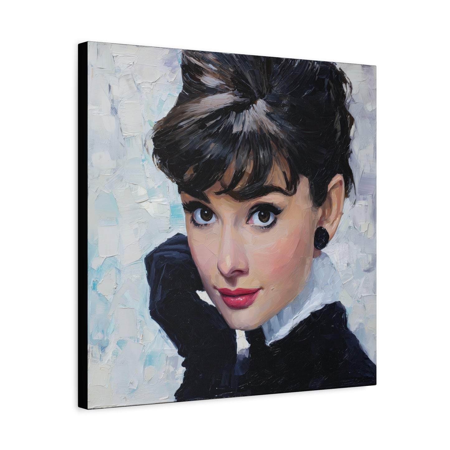 Gallery Wrapped Canvas, The Diva Project Art Canvas, Pinup Art Canvas – Audrey Hepburn - SEVEN