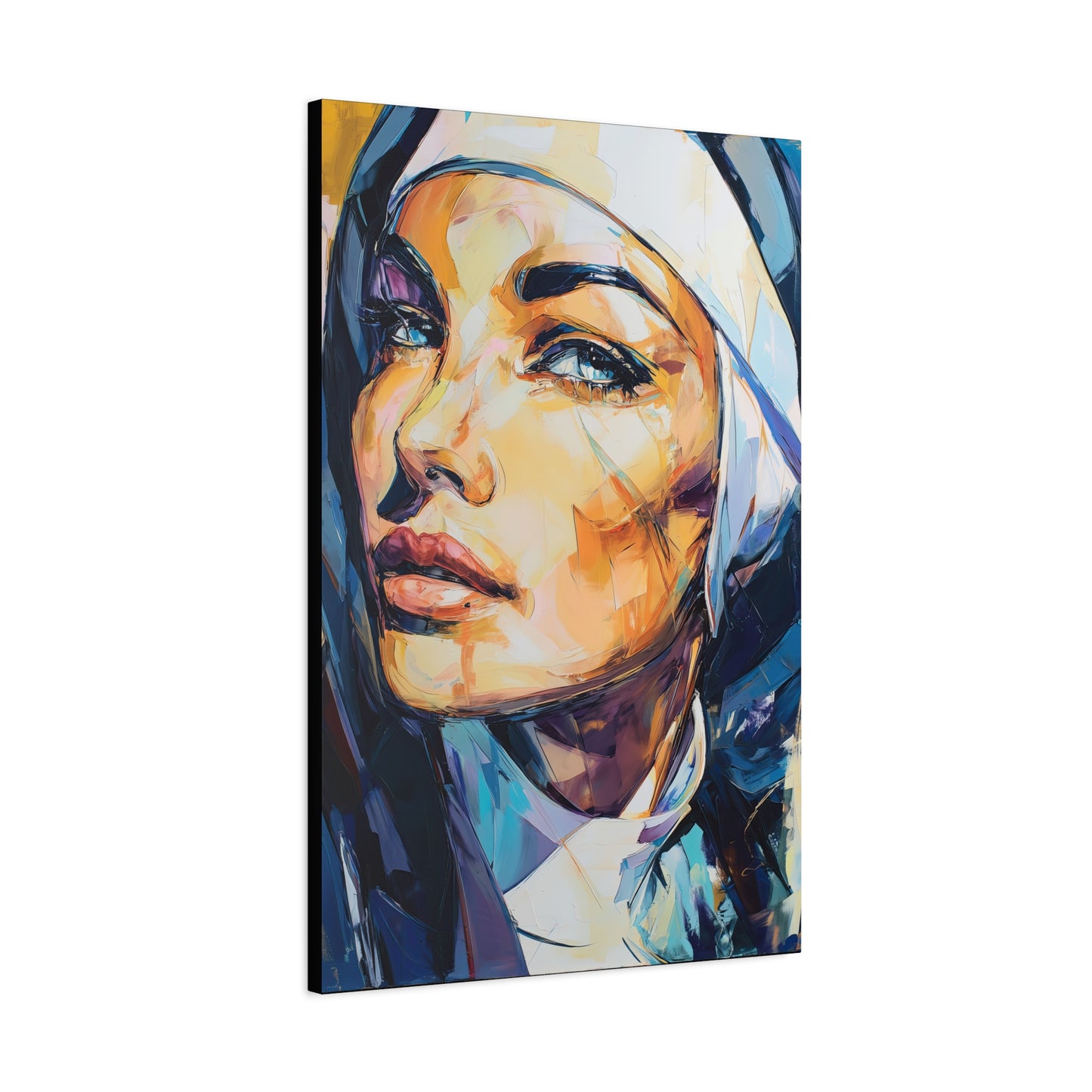Gallery Wrapped Canvas, Habits and Heresy Art Canvas, Naughty Nuns Art Canvas – Sister Agatha
