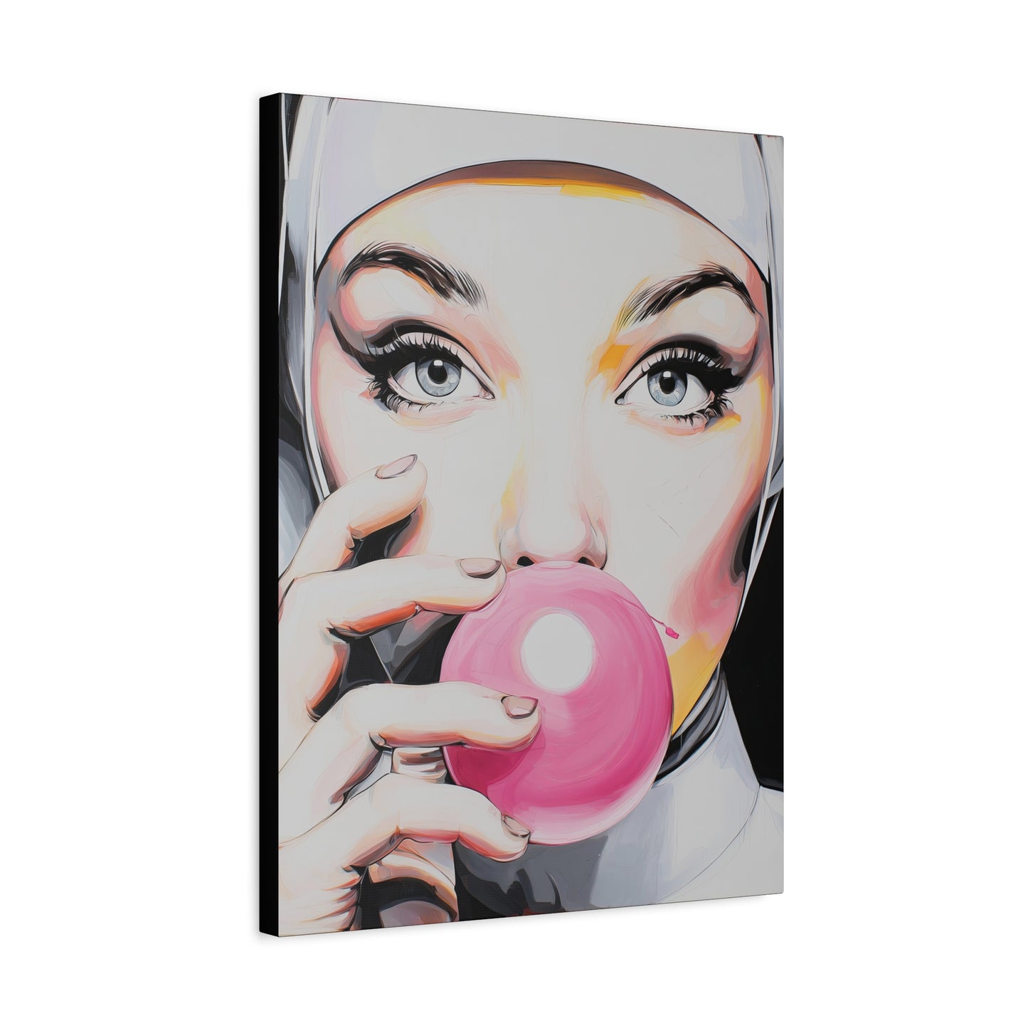 Gallery Wrapped Canvas, Habits and Heresy Art Canvas, Naughty Nuns Art Canvas – Sister Gloria