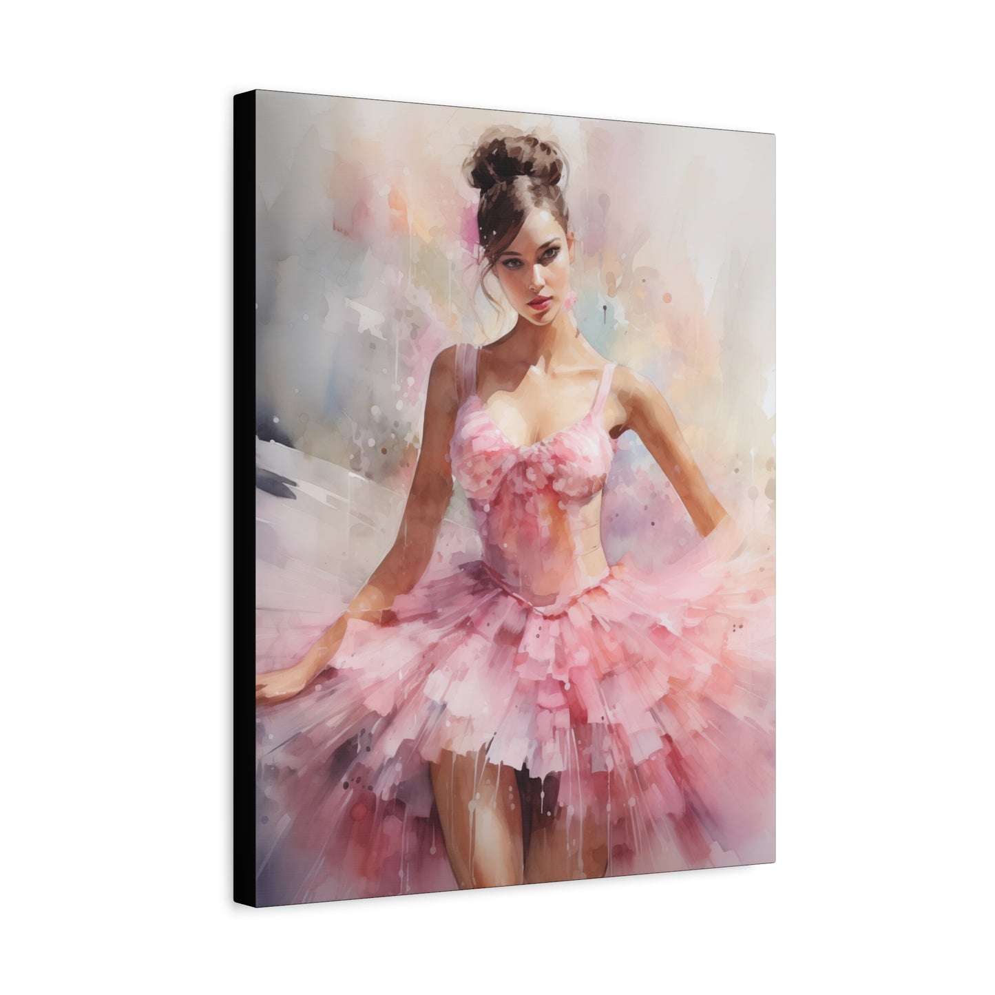 Gallery Wrapped Canvas, Ballerina Beauty, Ballet Art Canvas – Lily