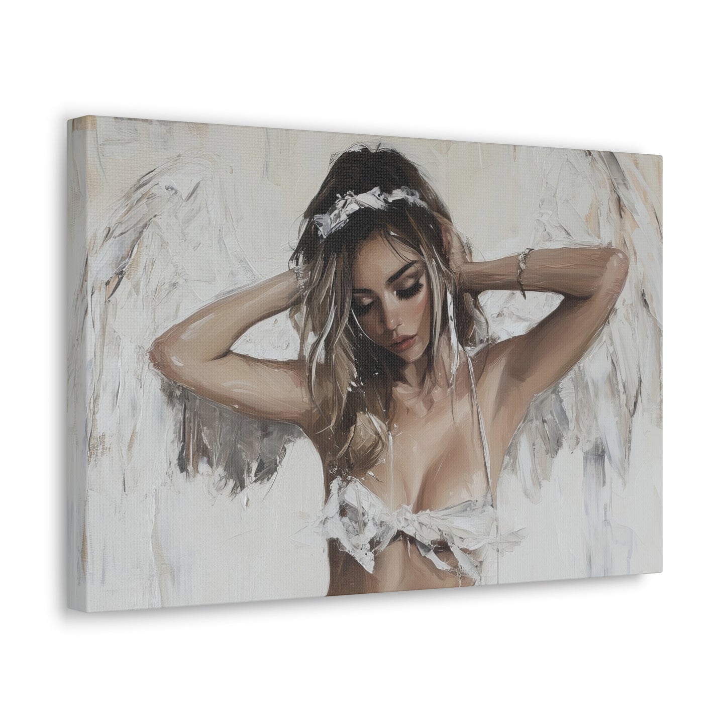 Gallery Wrapped Canvas, Sinners and Saints Art Canvas, Erotic Pinup Art Canvas – Holly