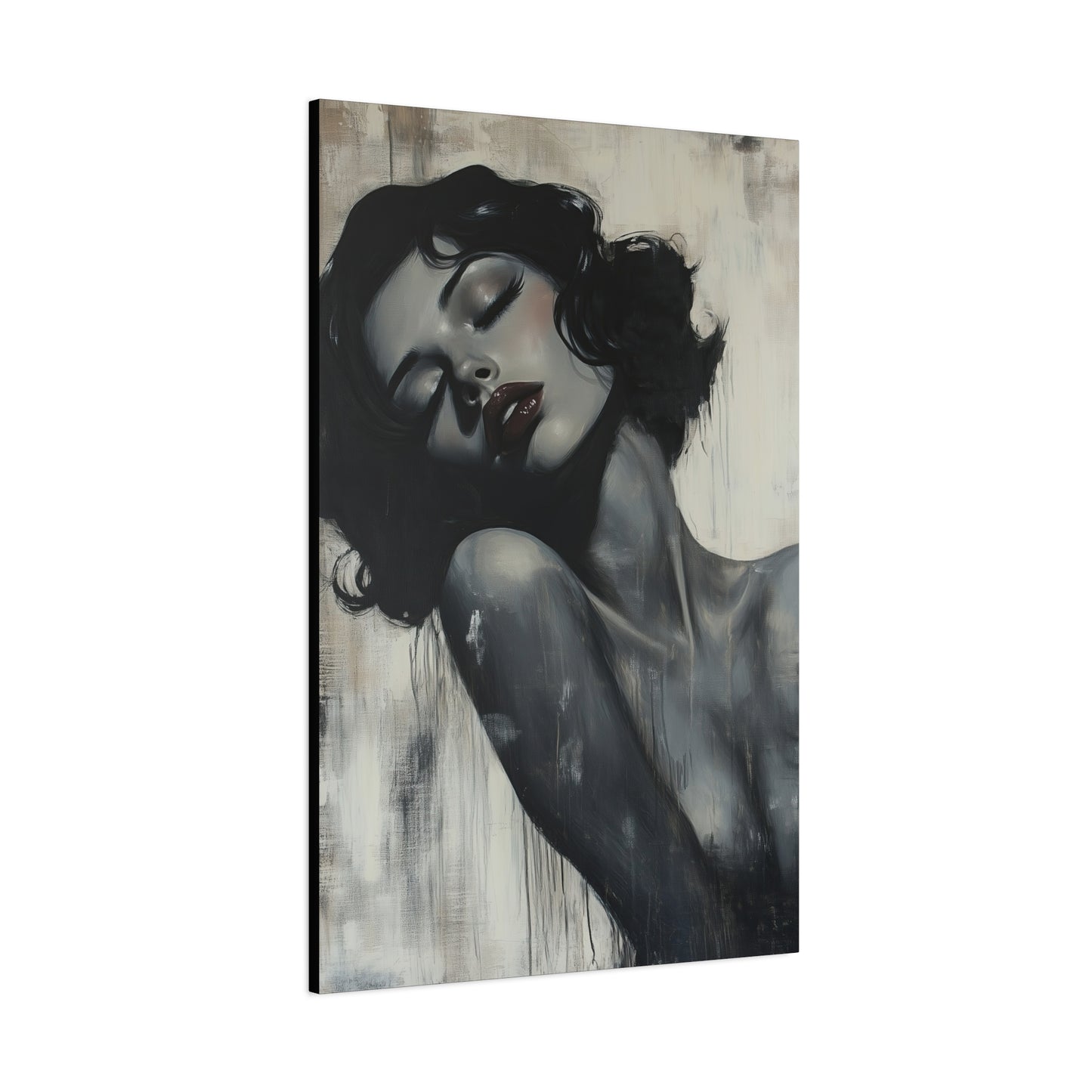 Gallery Wrapped Canvas, Sinners and Saints Art Canvas, Erotic Pinup Art Canvas – Lonna
