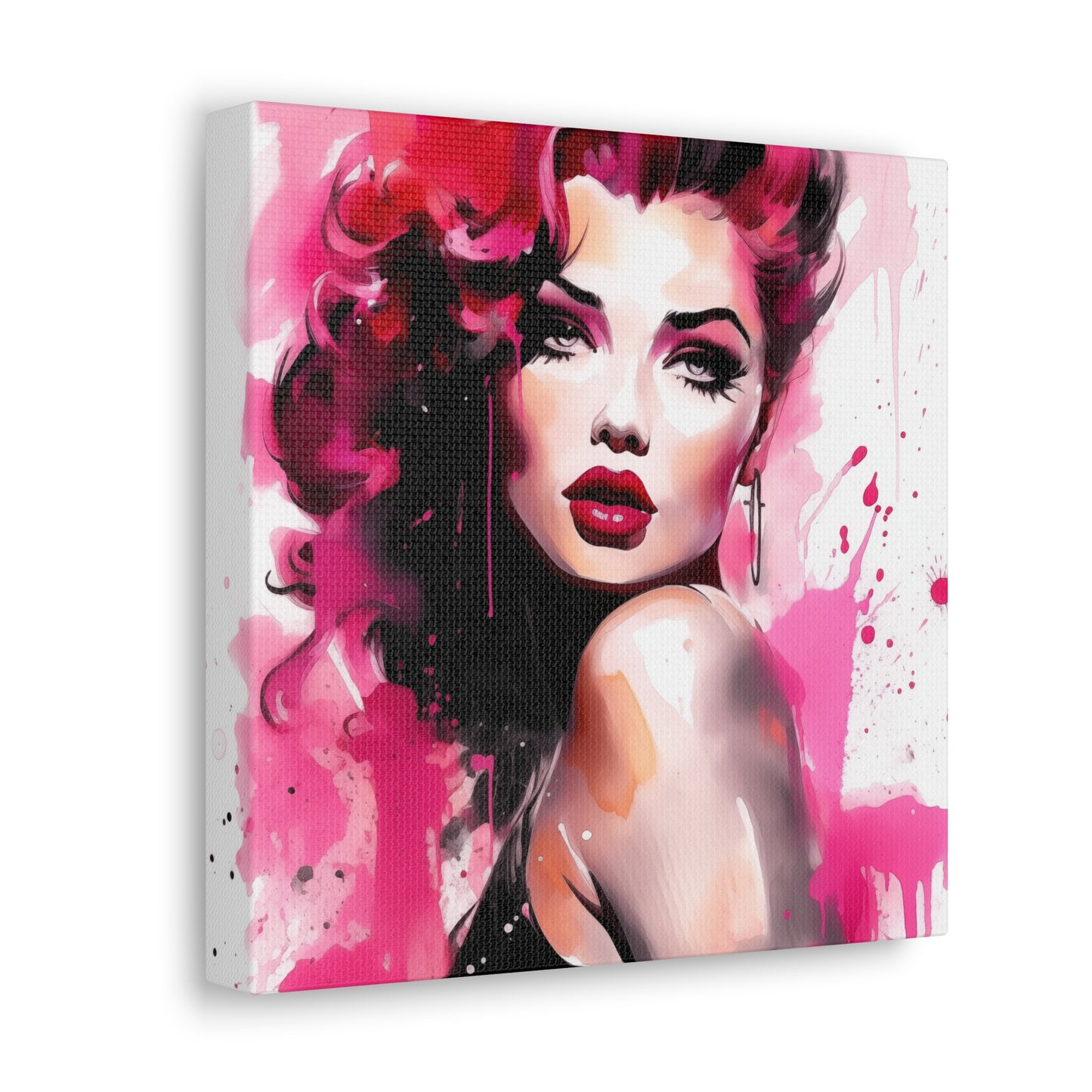 Canvas Wall Art, Gallery Wrapped Pop Art, Diva Wall Art – Thalia