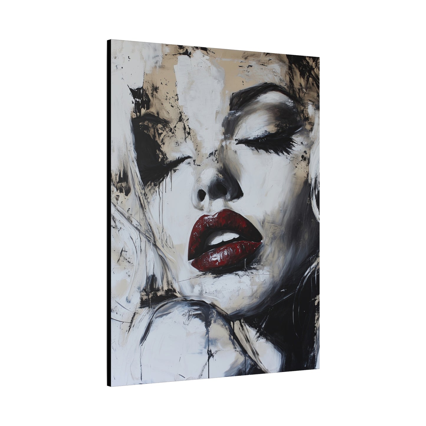 Gallery Wrapped Canvas, Guilt and Grit Adult Art Canvas, Erotic Pinup Art Canvas – Talia