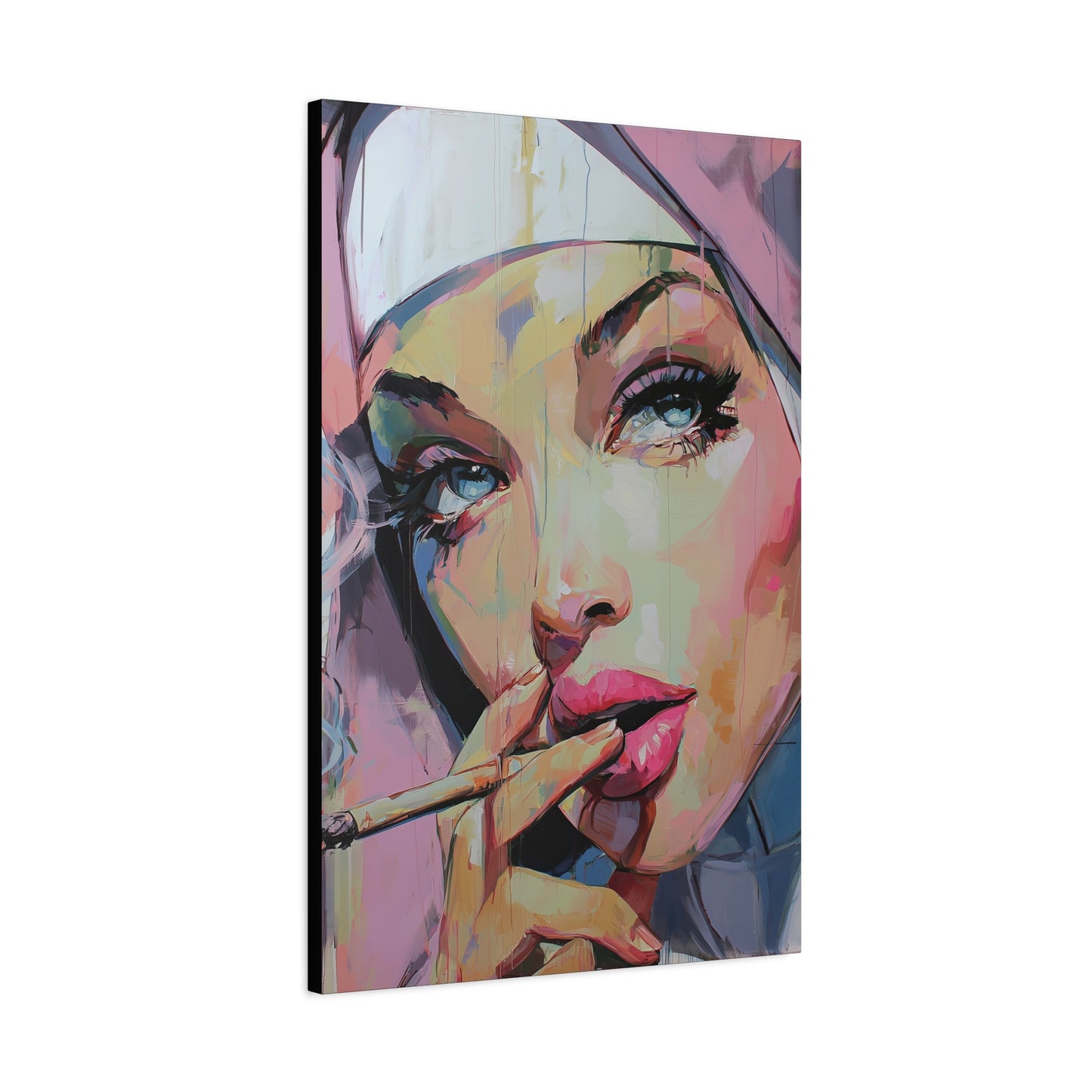 Gallery Wrapped Canvas, Habits and Heresy Art Canvas, Naughty Nuns Art Canvas – Sister Ophelia
