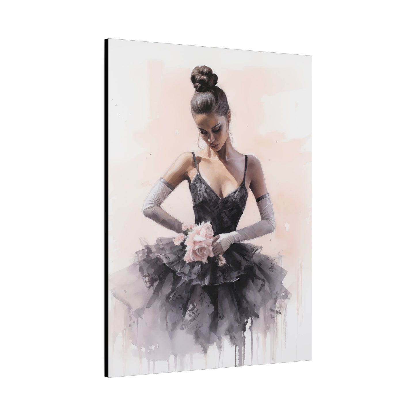 Pointes and Platforms, Gallery Wrapped Canvas, Ballerina Beauty, Ballet Art Canvas – Sonja