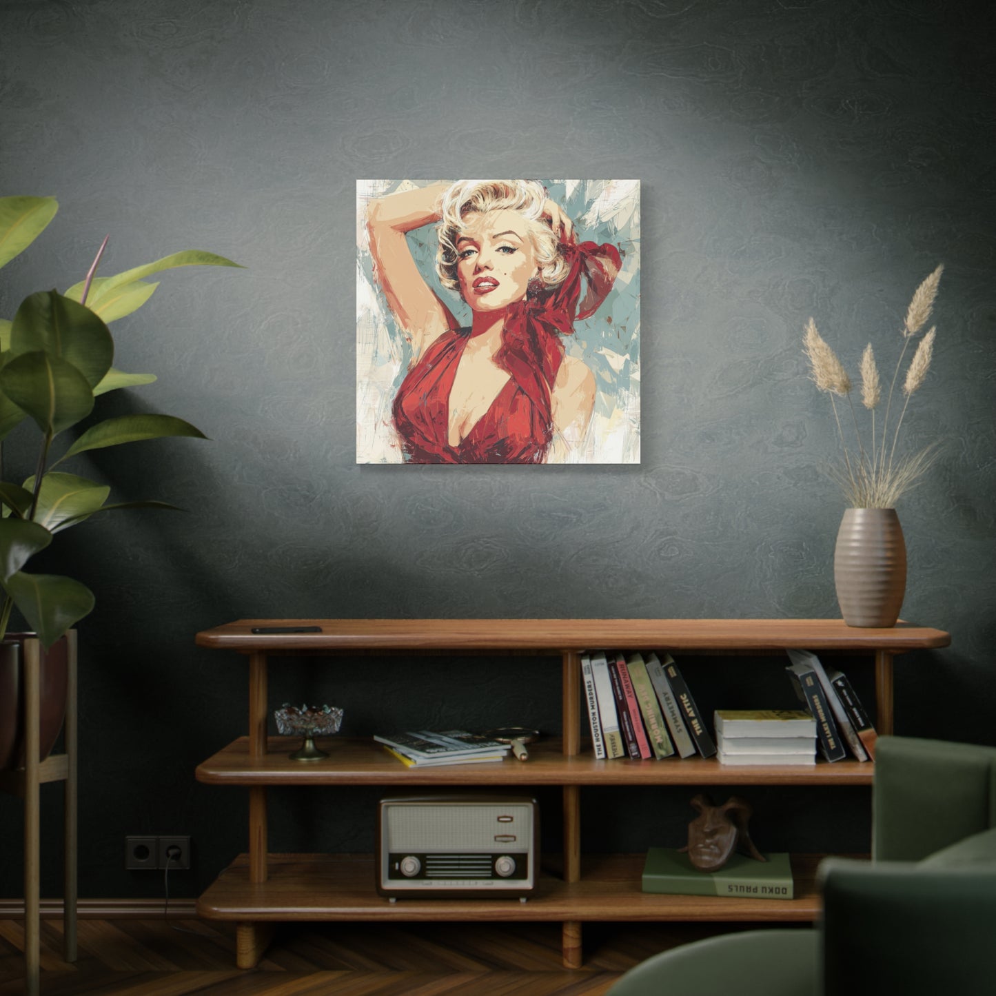 Gallery Wrapped Canvas, The Diva Project Art Canvas, Pinup Art Canvas – Marilyn Monroe - ONE