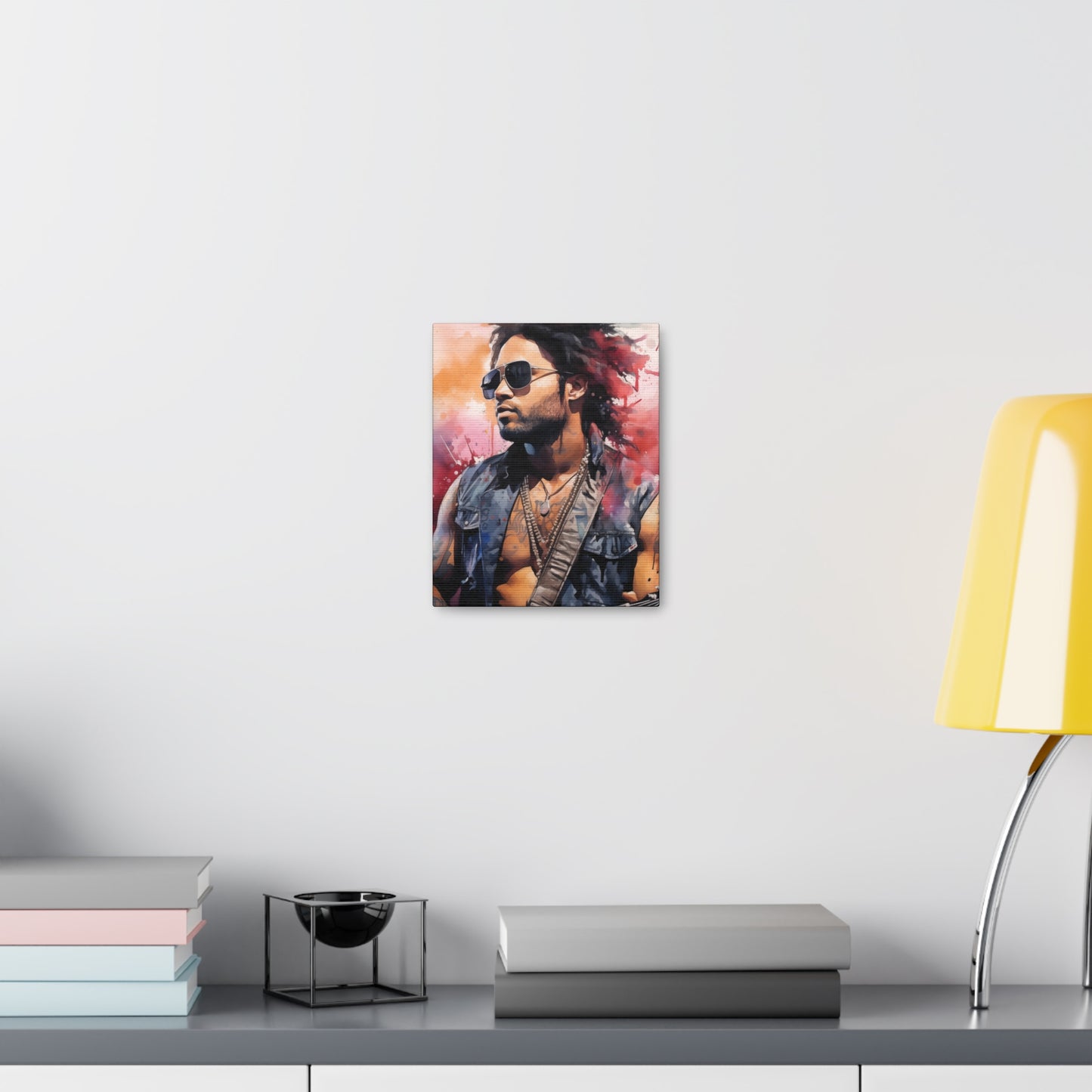 Gallery Wrapped Canvas, Celebrity Inspired, Pop Art Canvas – Lenny